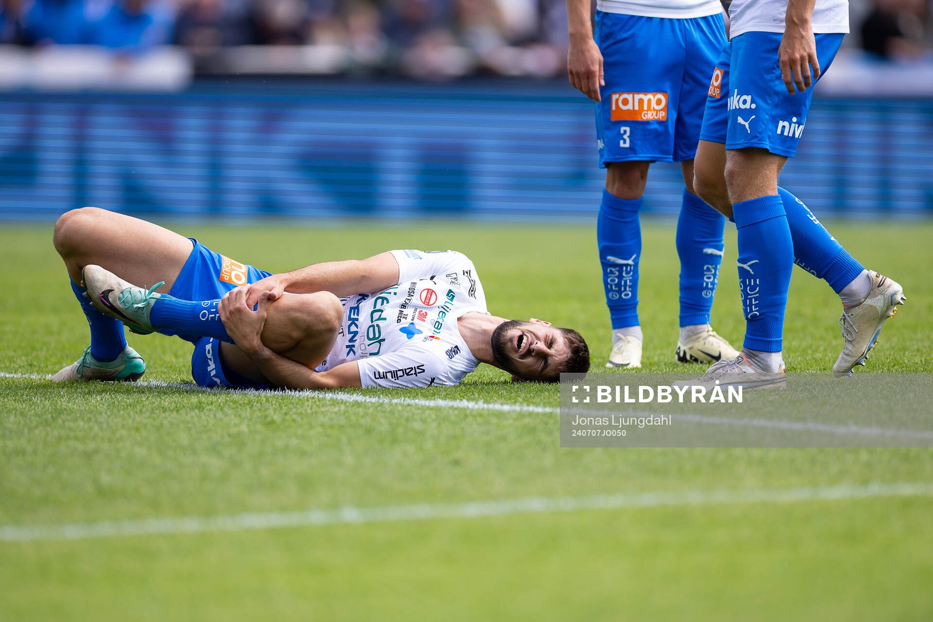 Värnamos Emin Grozdanic har ont