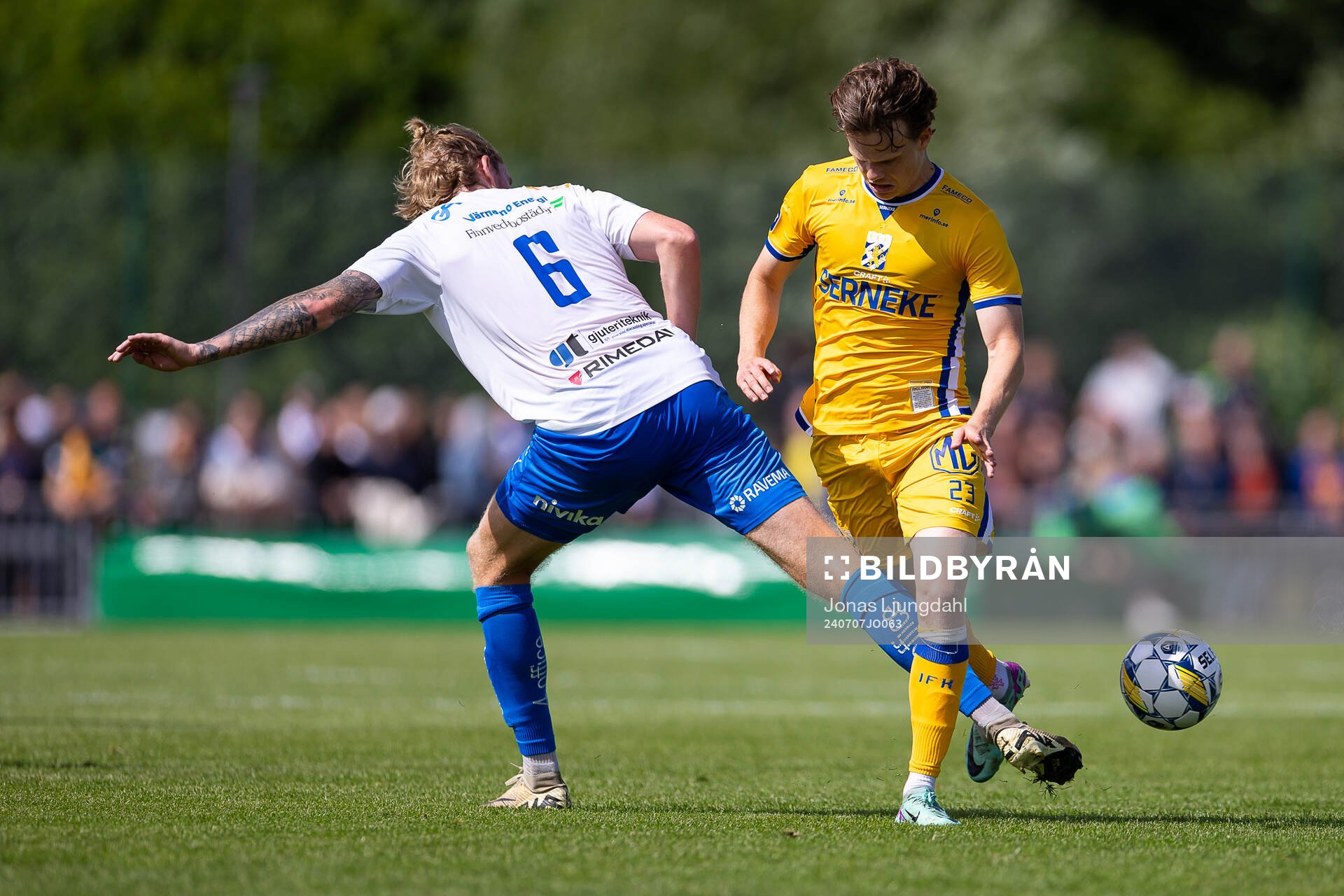 Värnamos Hampus Näsström och IFK Göteborgs Kolbeinn