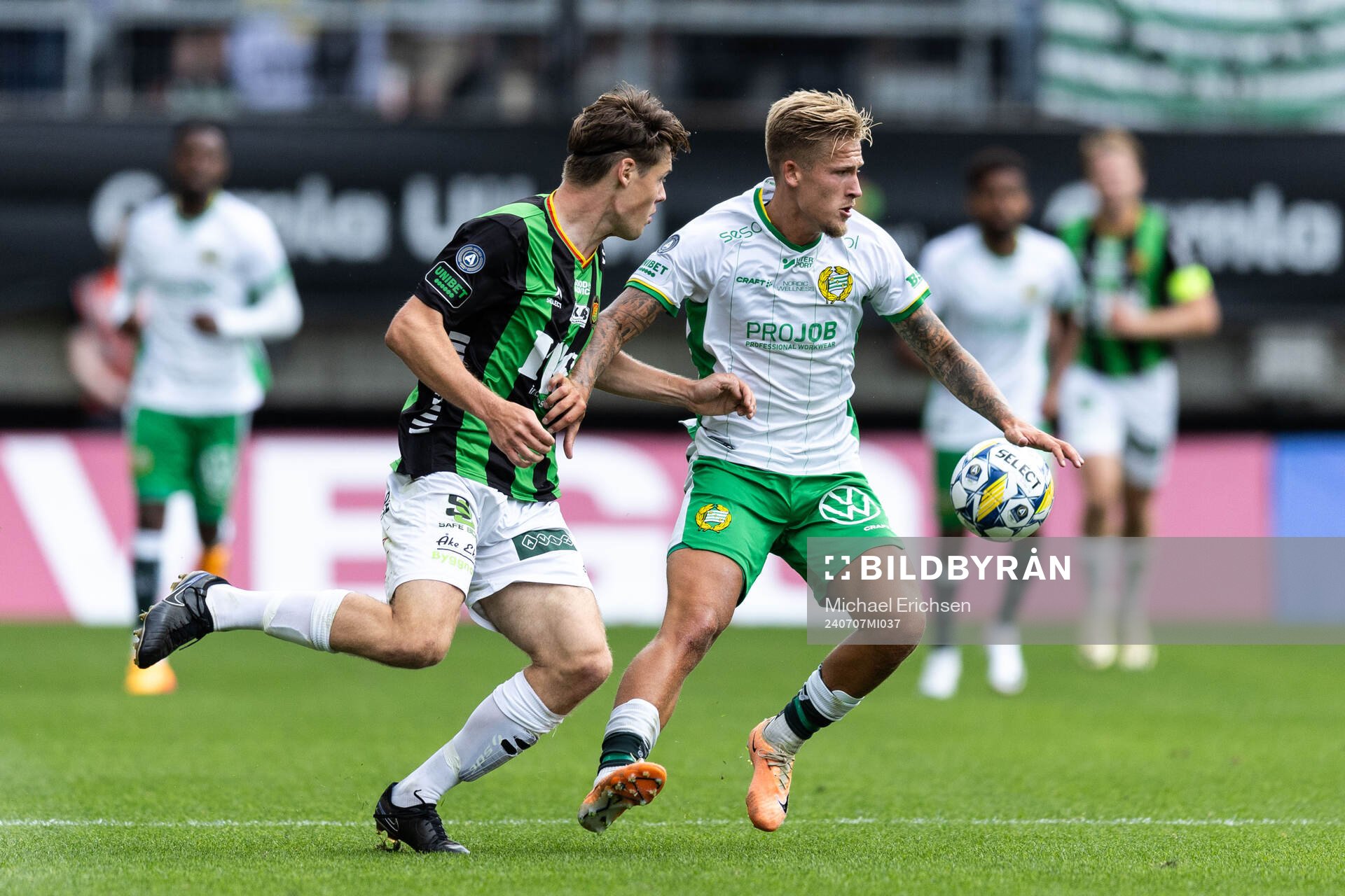 GAIS Axel Henriksson och Hammarbys Fredrik Hammar