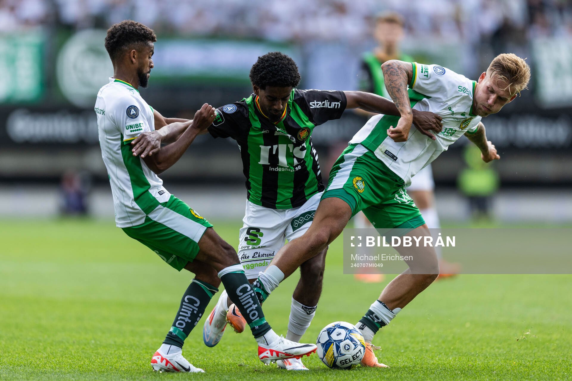 GAIS Harun Ibrahim mot Hammarbys Tesfaldet Tekie och