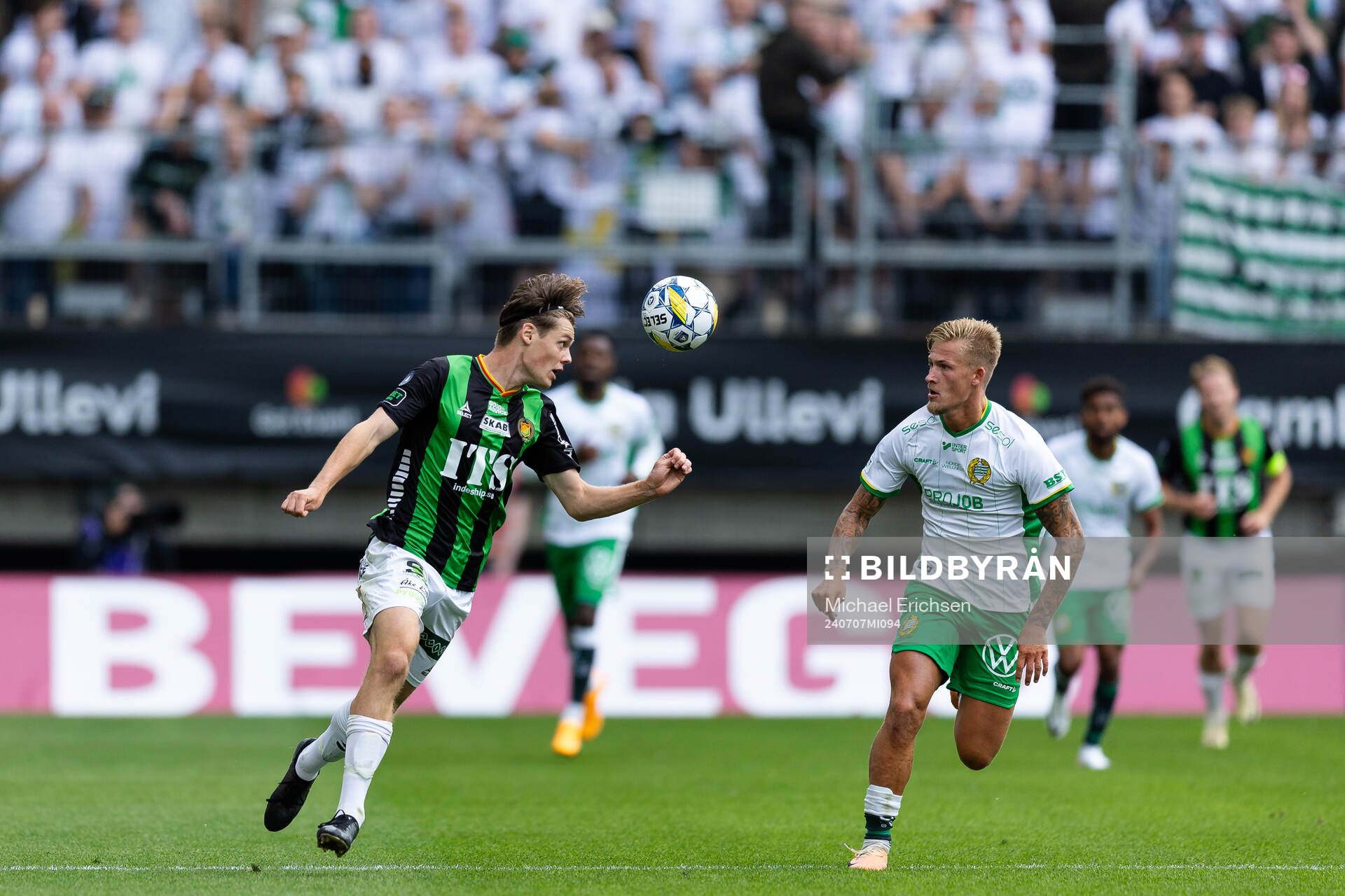 GAIS Axel Henriksson och Hammarbys Fredrik Hammar