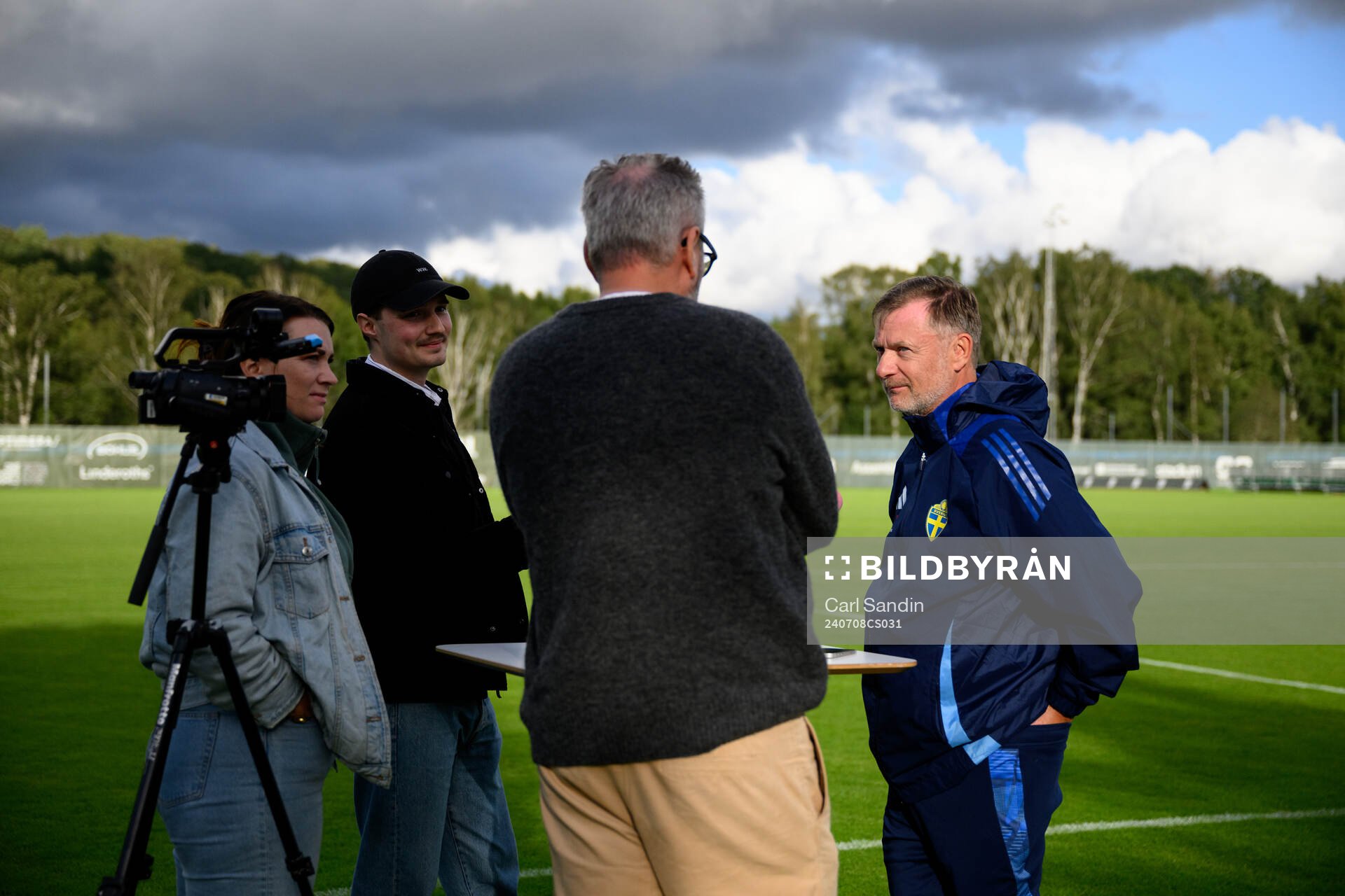 during a training session with the Swedish women's national