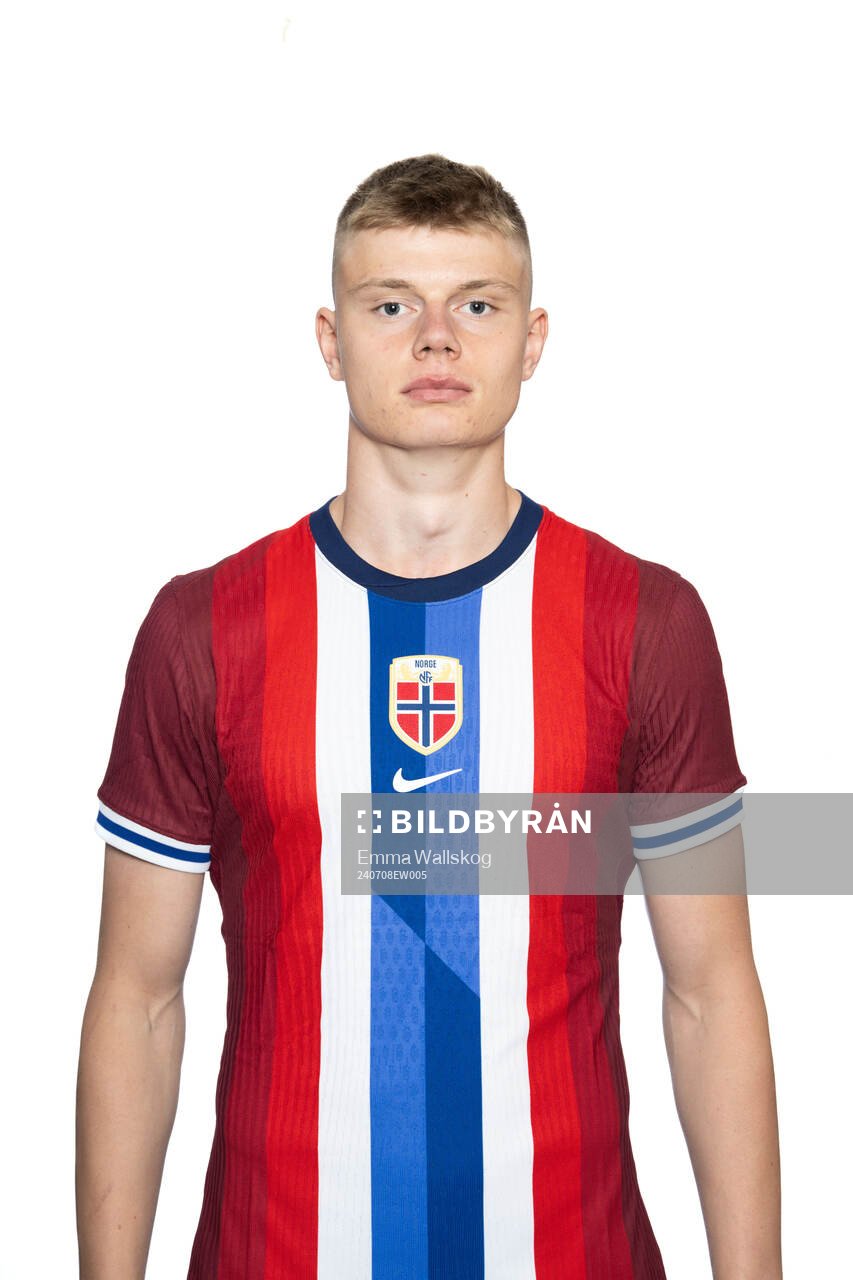Rasmus Holten of the Norwegian U19 national football team