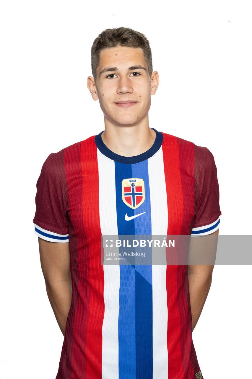 Eivind Helland of the Norwegian U19 national football team