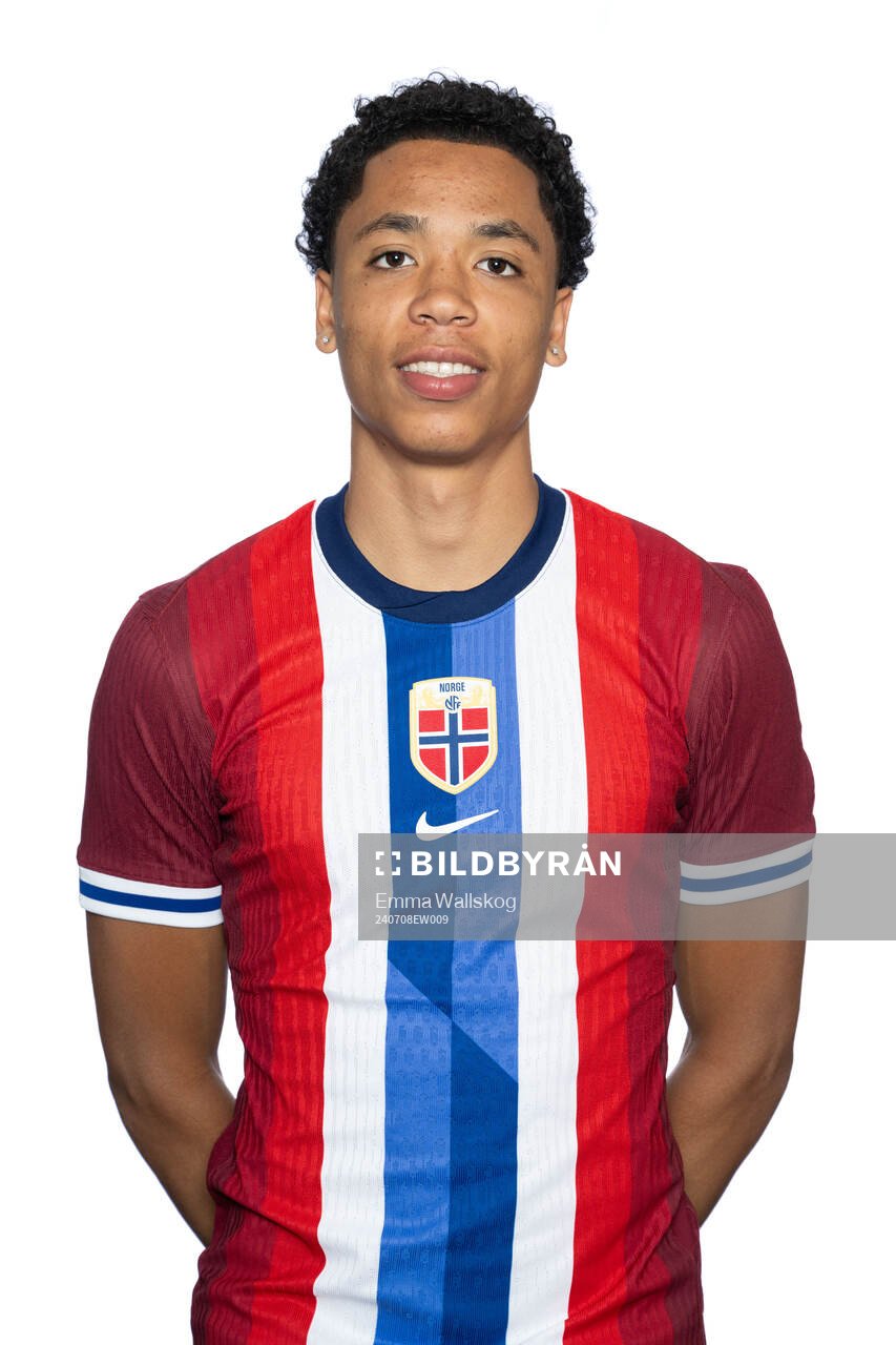 Travis Hernes of the Norwegian U19 national football team