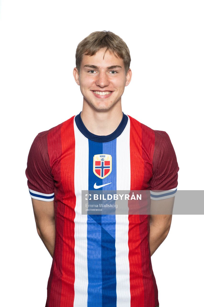 Kristoffer Steinset of the Norwegian U19 national football