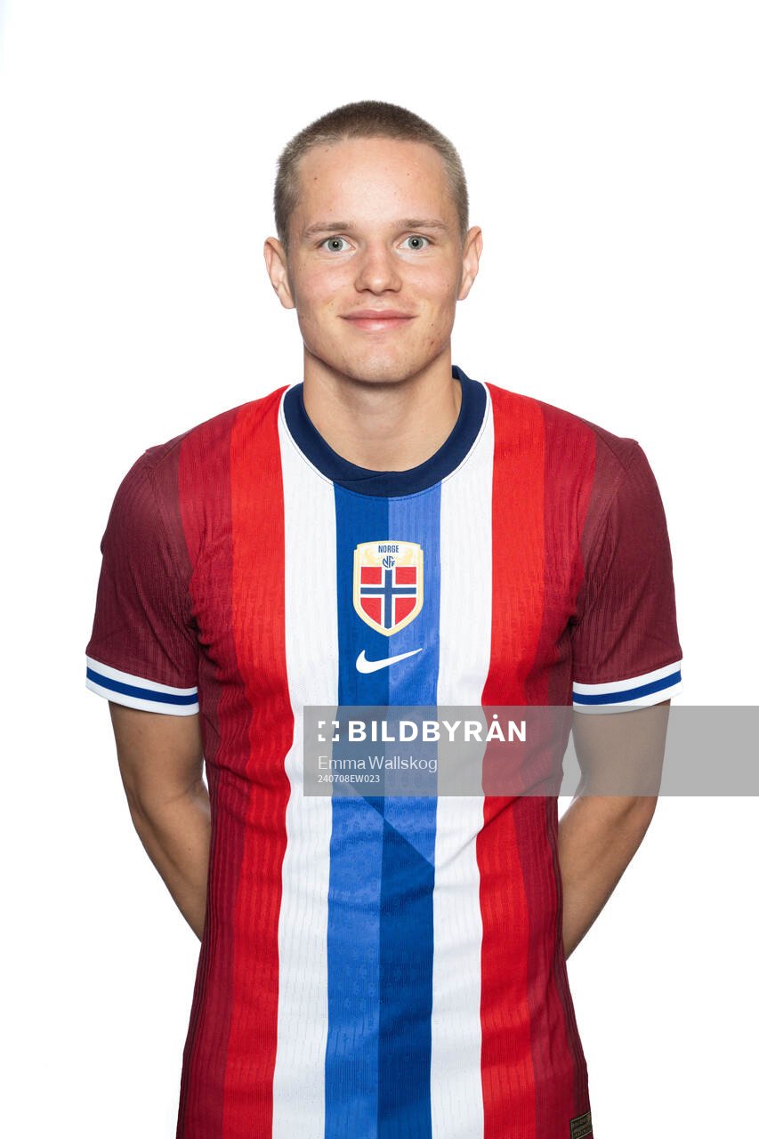 Mats Pedersen of the Norwegian U19 national football team