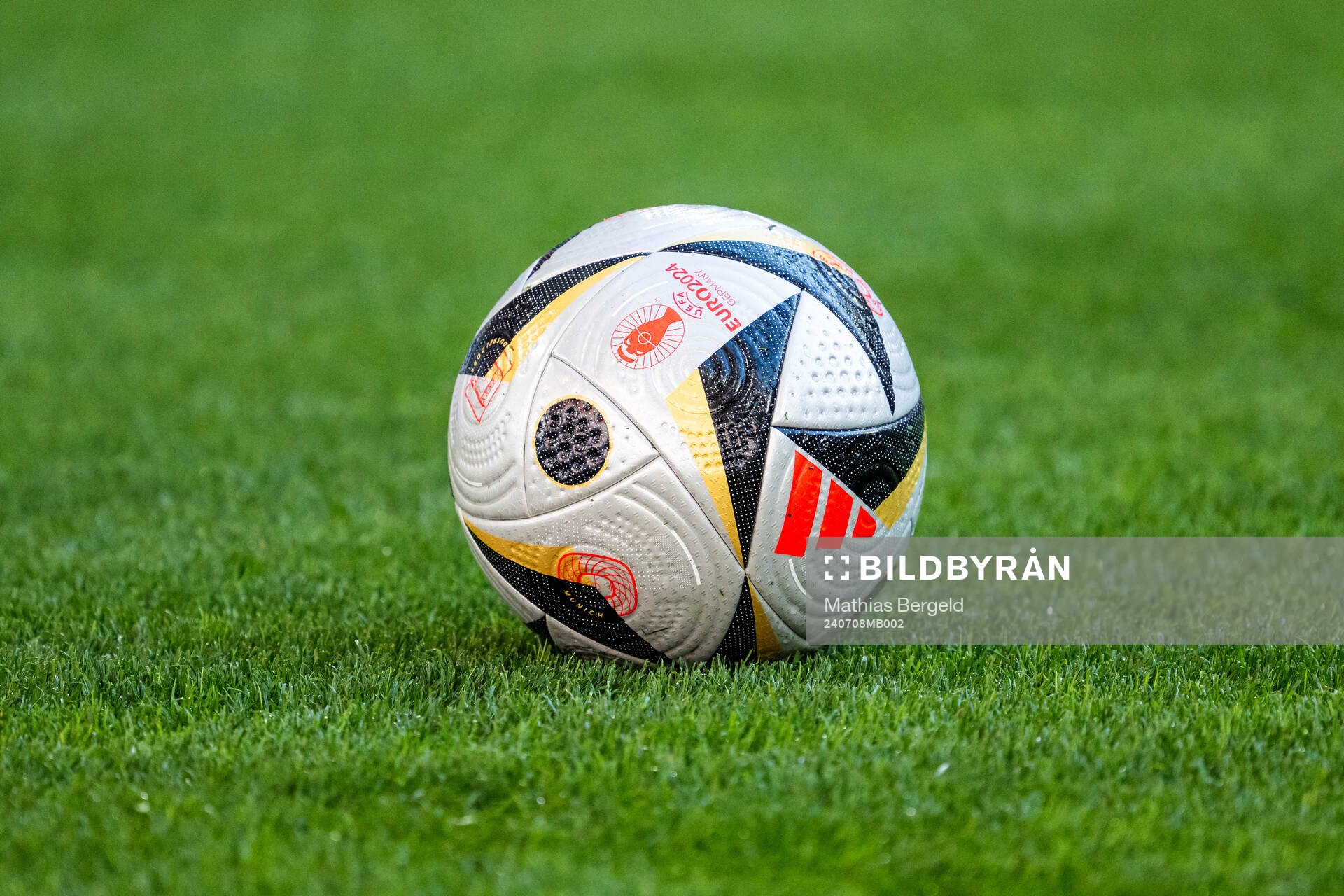 The ball that will be used in the semi finals and final at