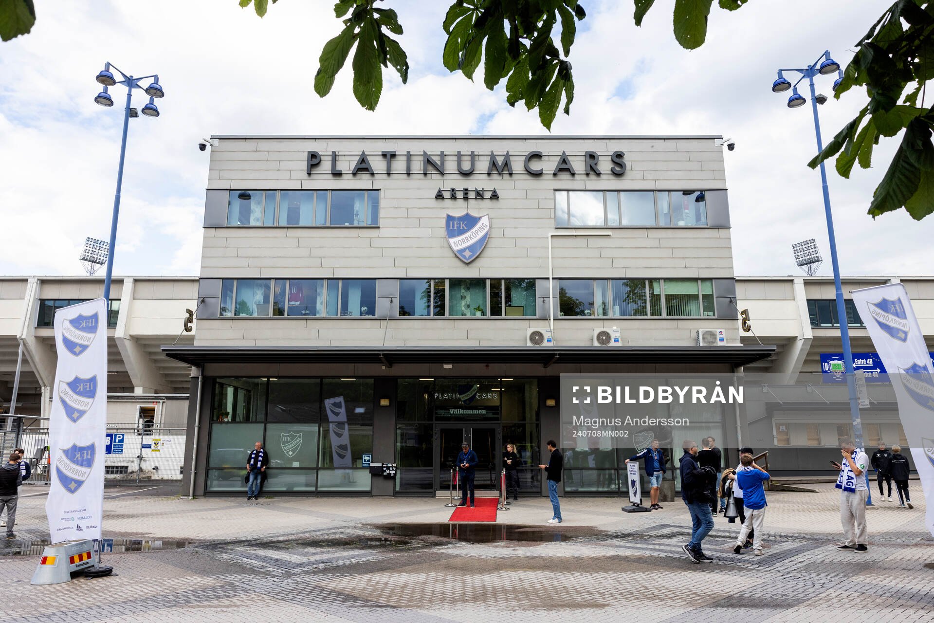 Exteriör vy av Platinum Cars Arena