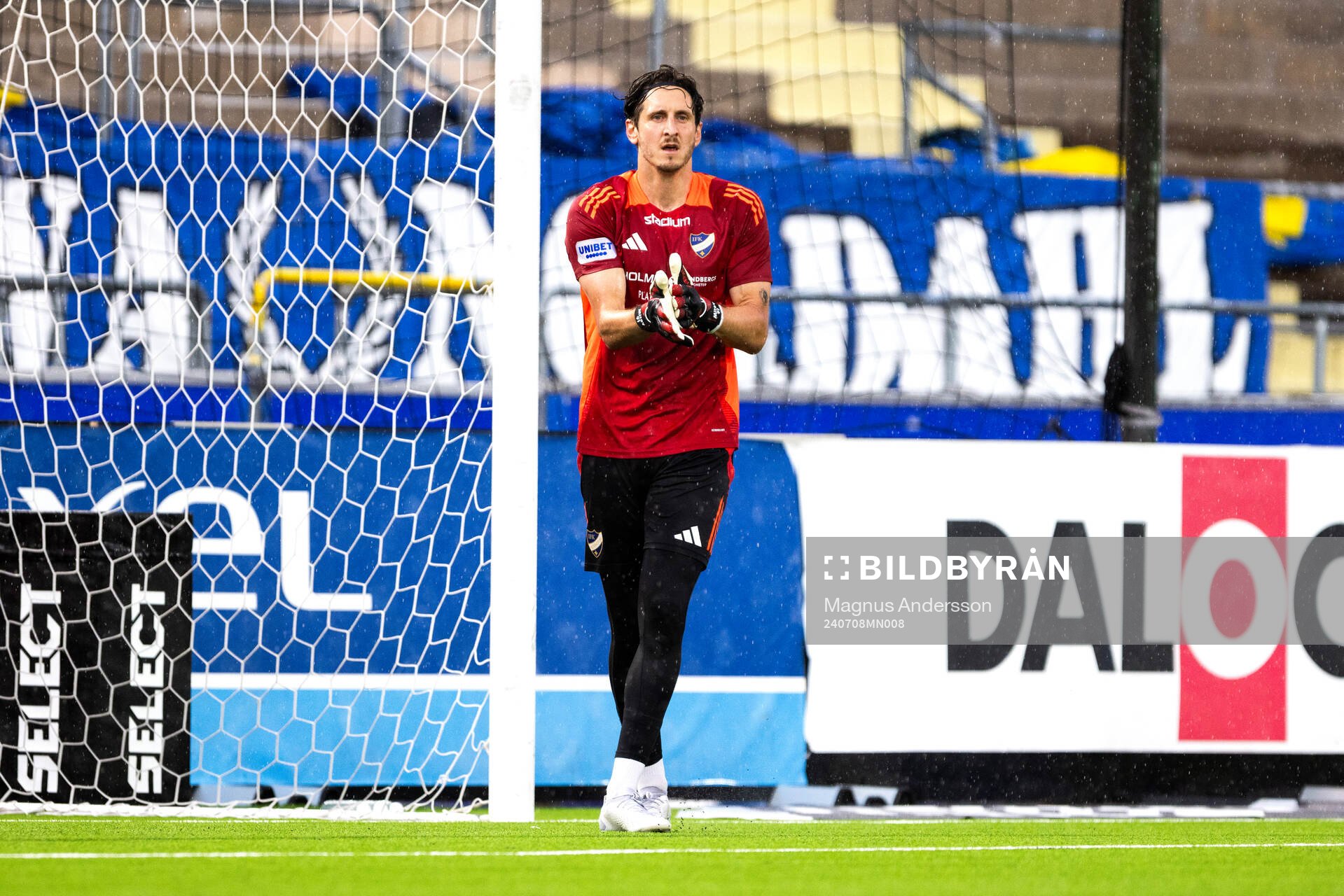 IFK Norrköpings målvakt David Mitov Nilsson på