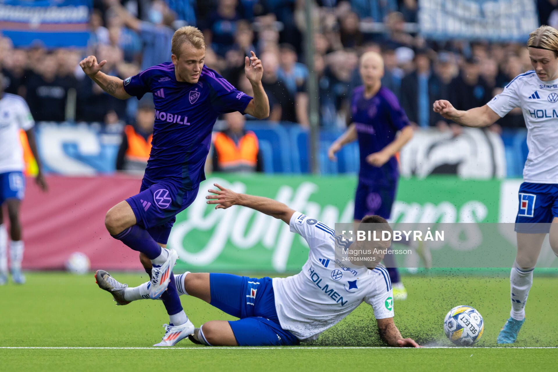 Djurgårdens Oskar Fallenius samt IFK Norrköpings Max