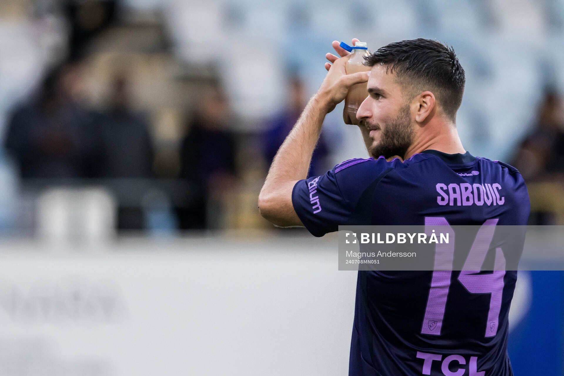 Djurgårdens Besard Sabovic jublar
