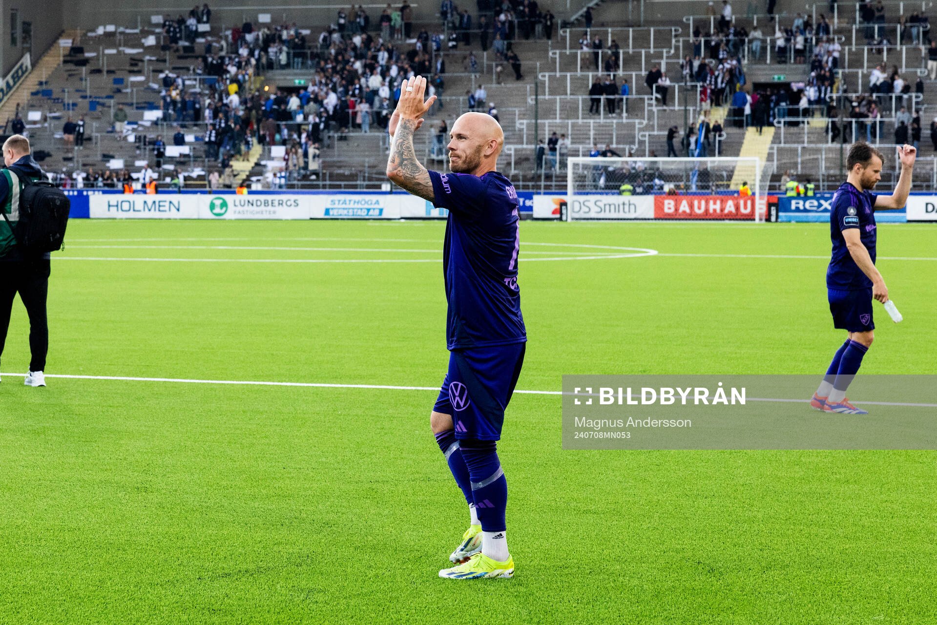 Djurgårdens Magnus Eriksson jublar