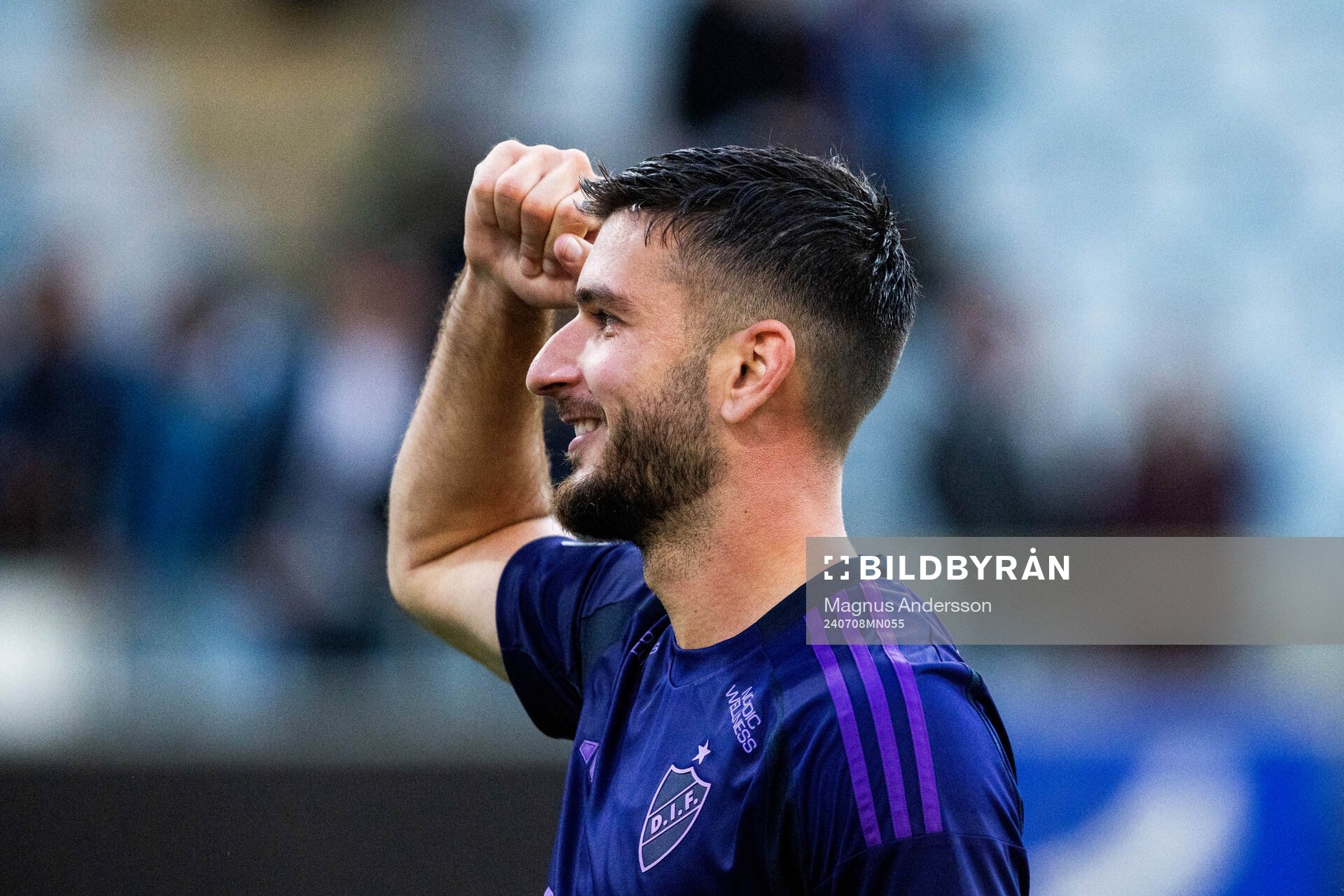 Djurgårdens Besard Sabovic jublar