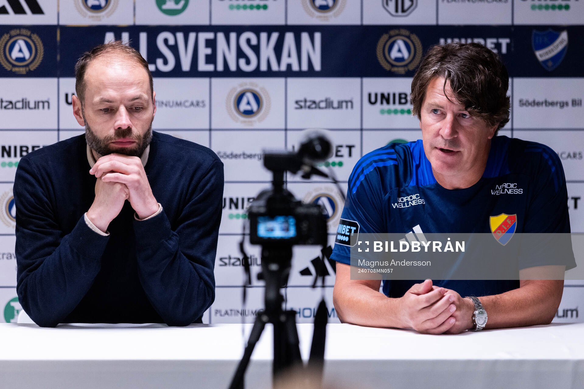IFK Norrköpings tränare Andreas Alm och Djurgårdens