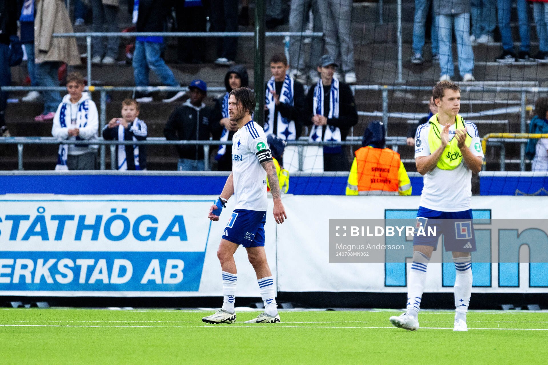 IFK Norrköpings Arnor Traustason och Ture Sandberg deppar