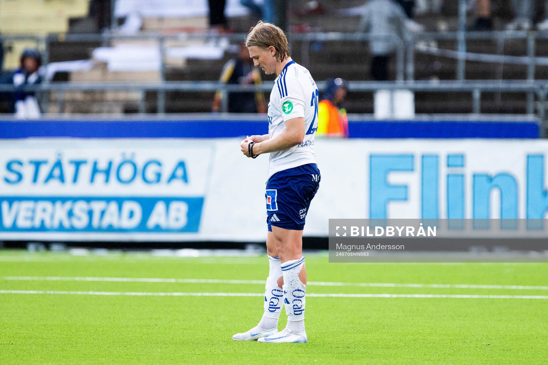 IFK Norrköpings Daniel Fritz Eid deppar