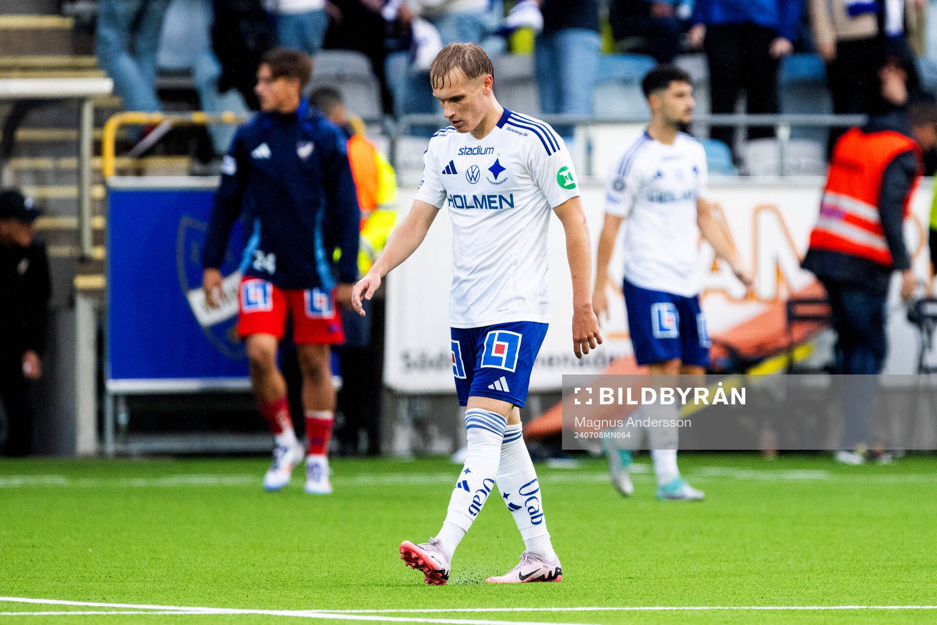 IFK Norrköpings Marcus Baggesen deppar