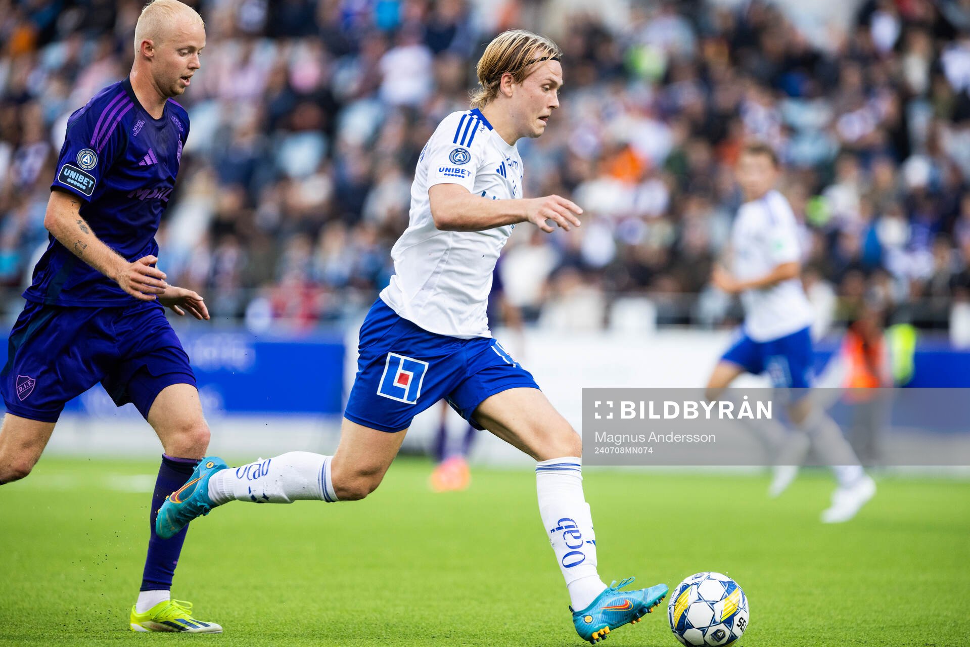 Djurgårdens Peter Therkildsen  och IFK Norrköpings Isak