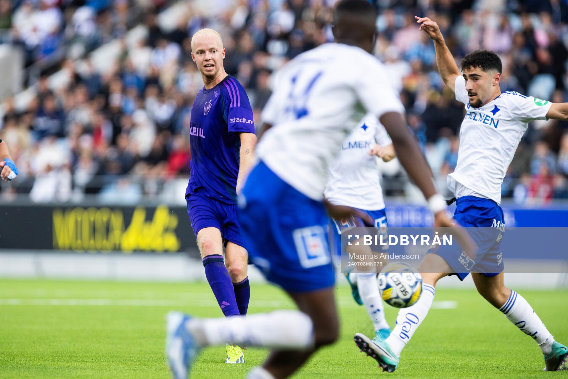 Djurgårdens Peter Therkildsen och IFK Norrköpings Ismet