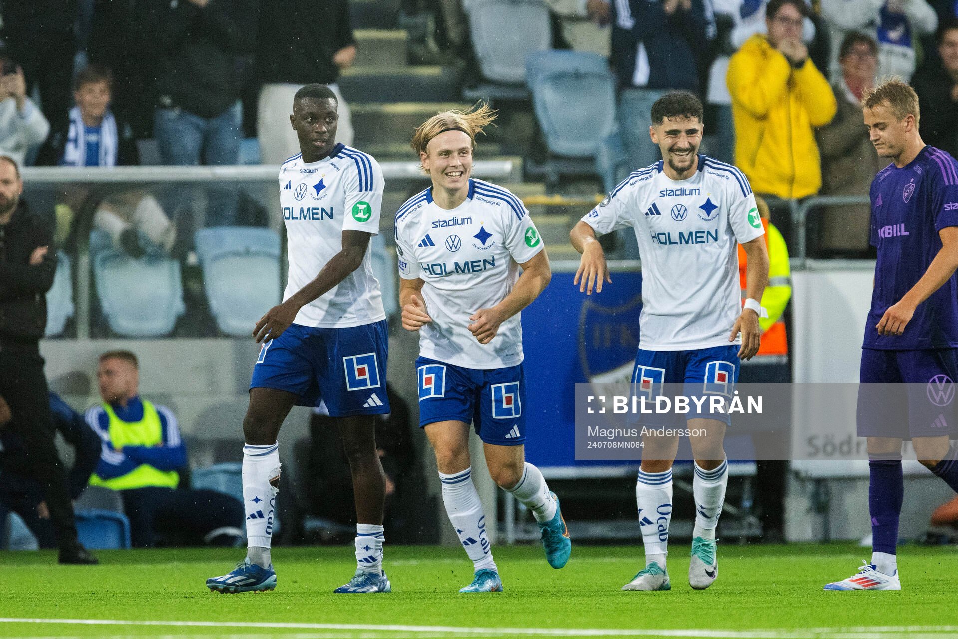 IFK Norrköpings Yahya Kalley, Isak Andri Sigurgeirsson och