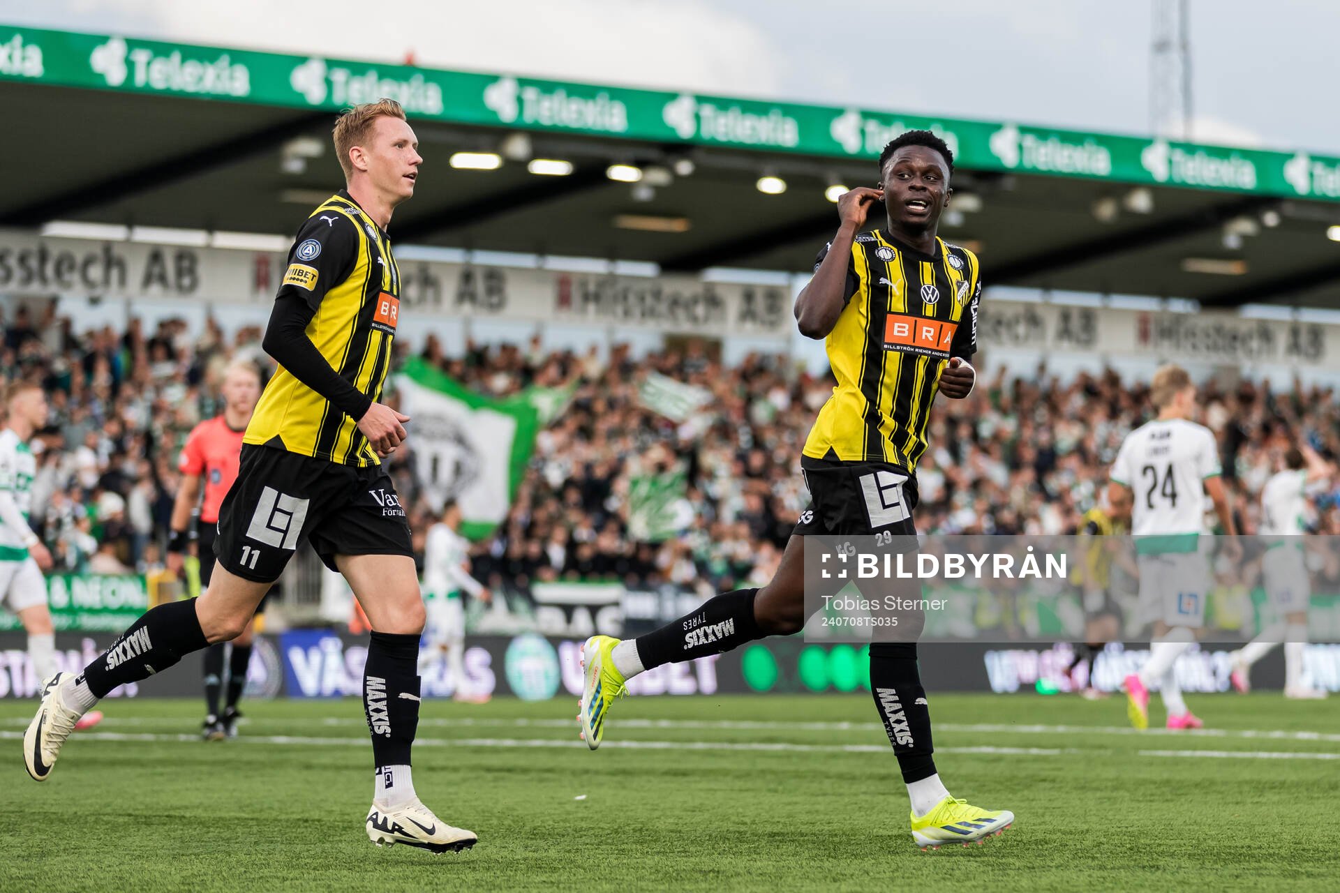 Häckens Zeidane Inoussa jublar