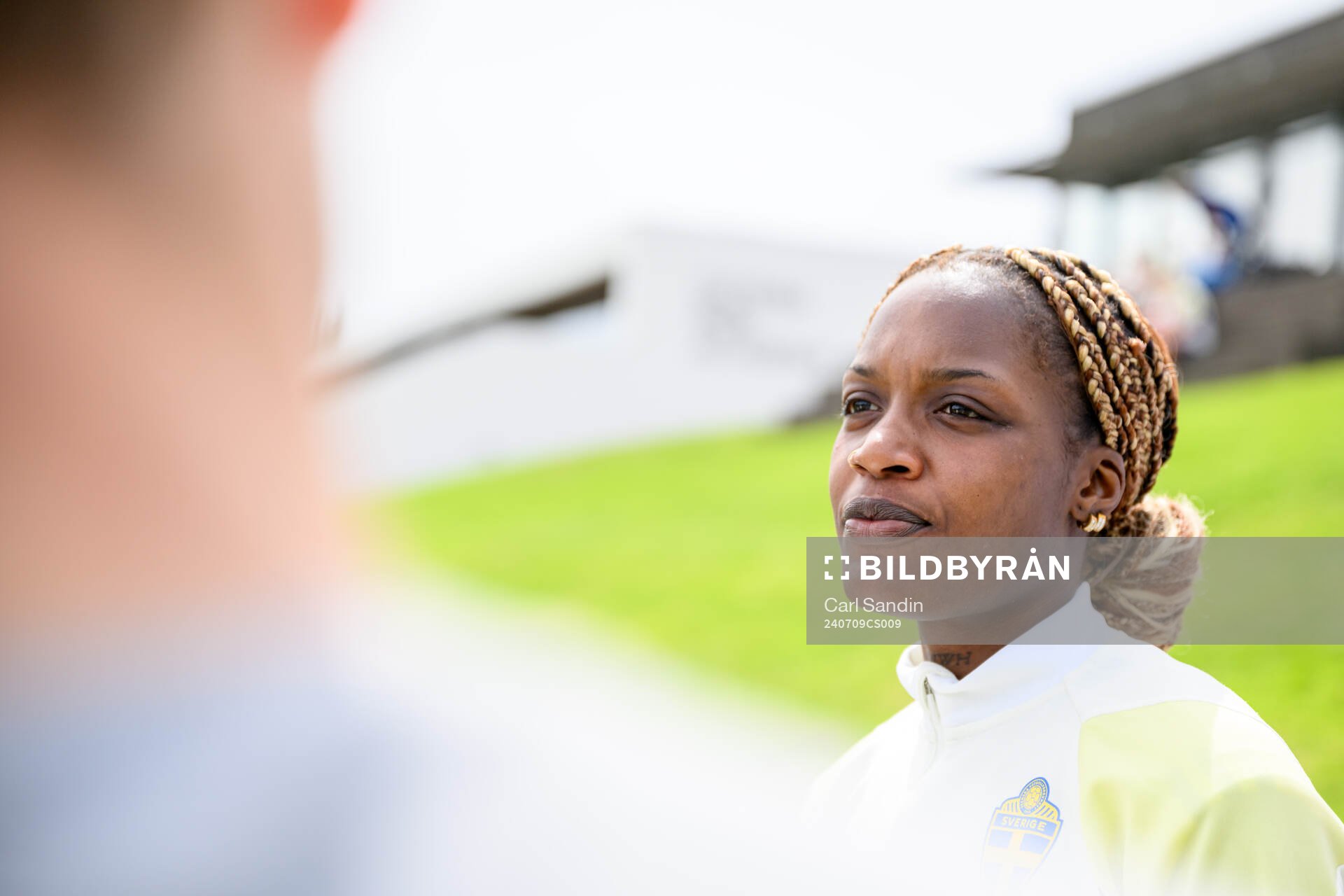 Evelyn Ijeh is being interviewed