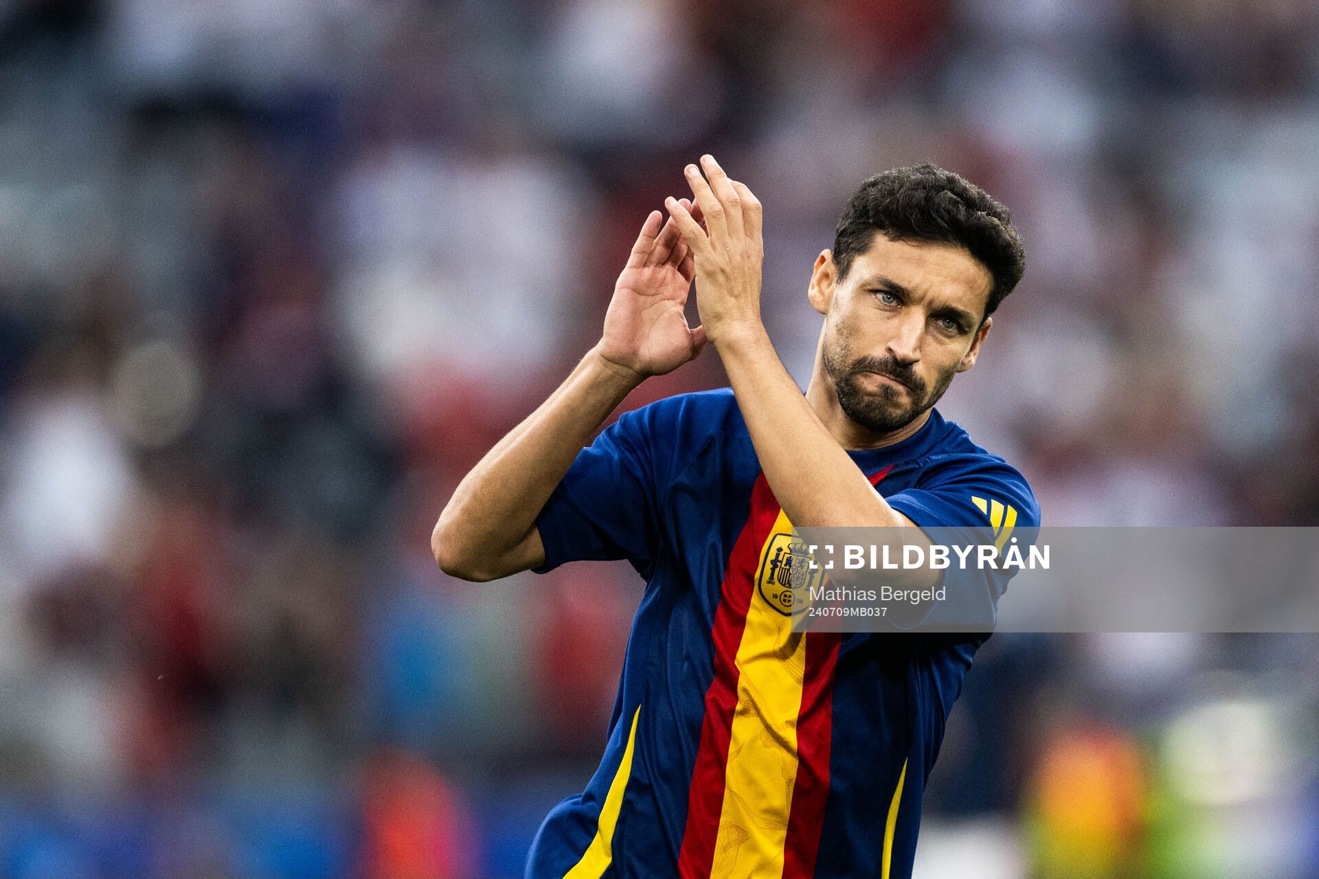 Jesus Navas of Spain