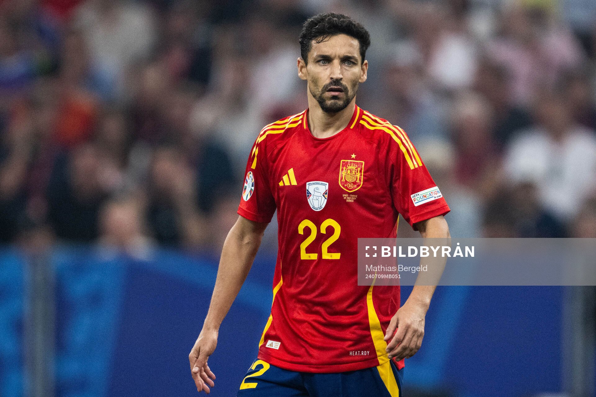 Jesus Navas of Spain