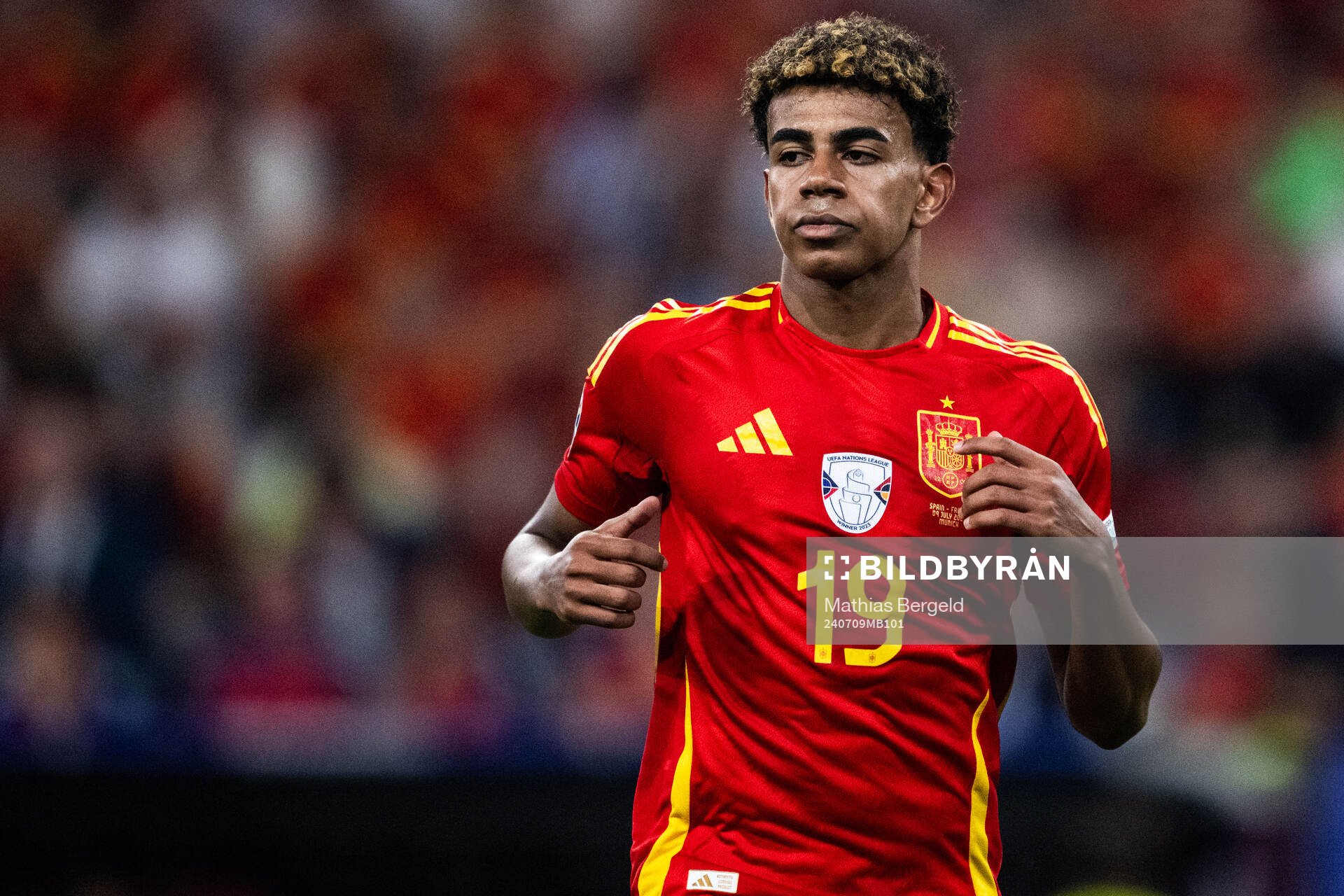 Lamine Yamal of Spain