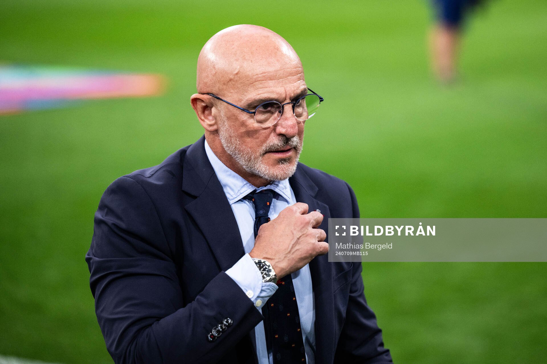 Head coach Luis De La Fuente of Spain