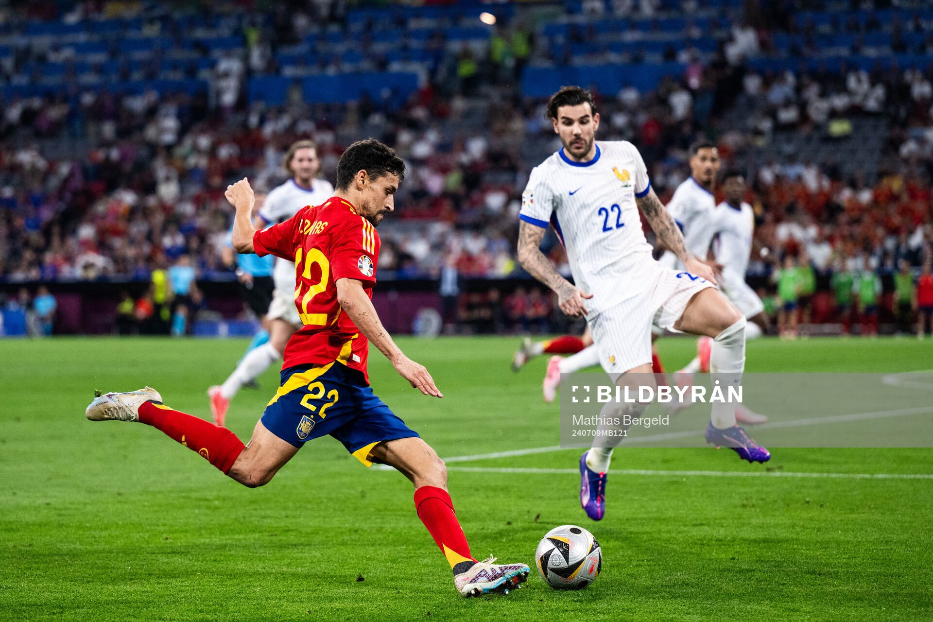 Jesus Navas of Spain