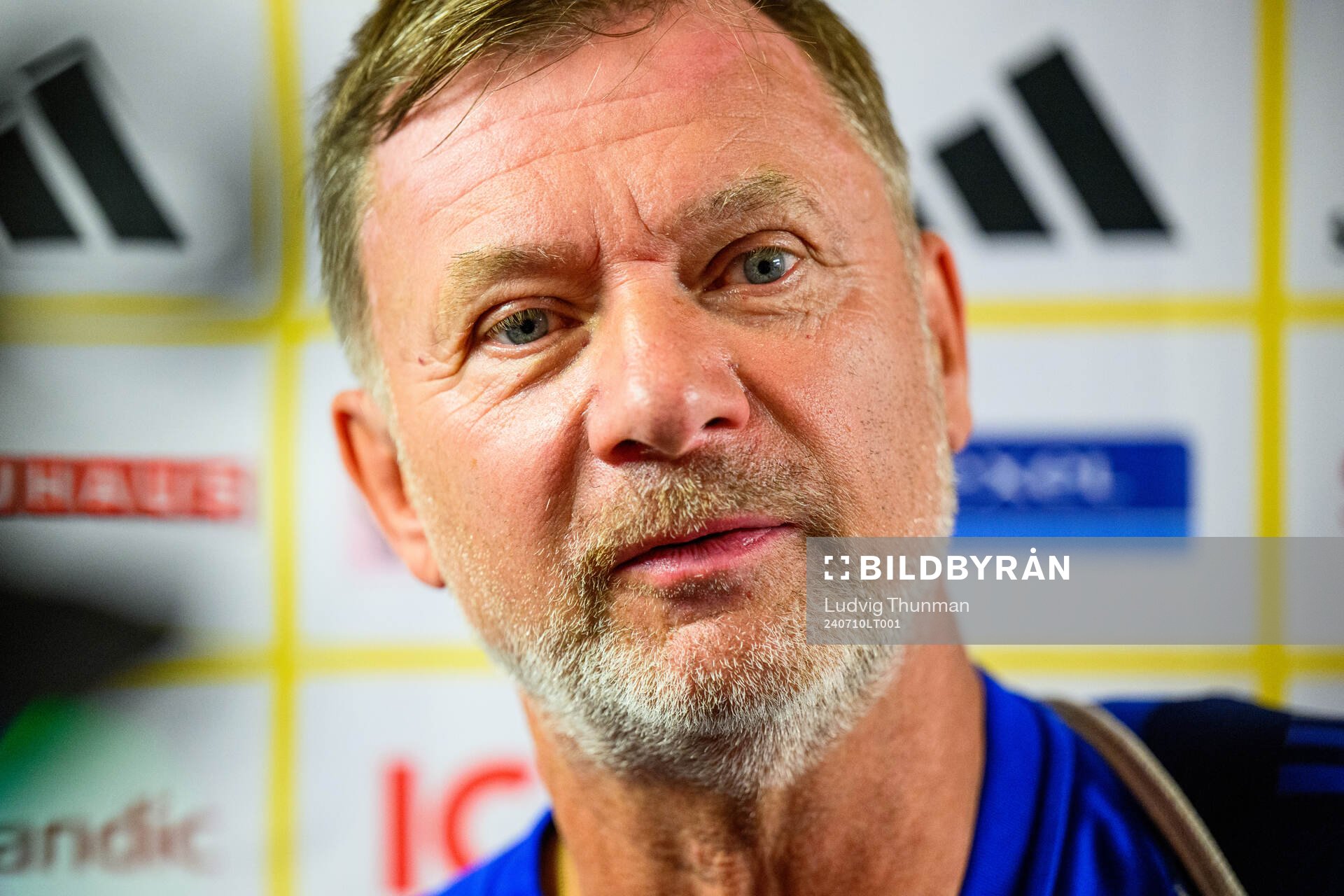 Head coach Peter Gerhardsson of the Swedish women's