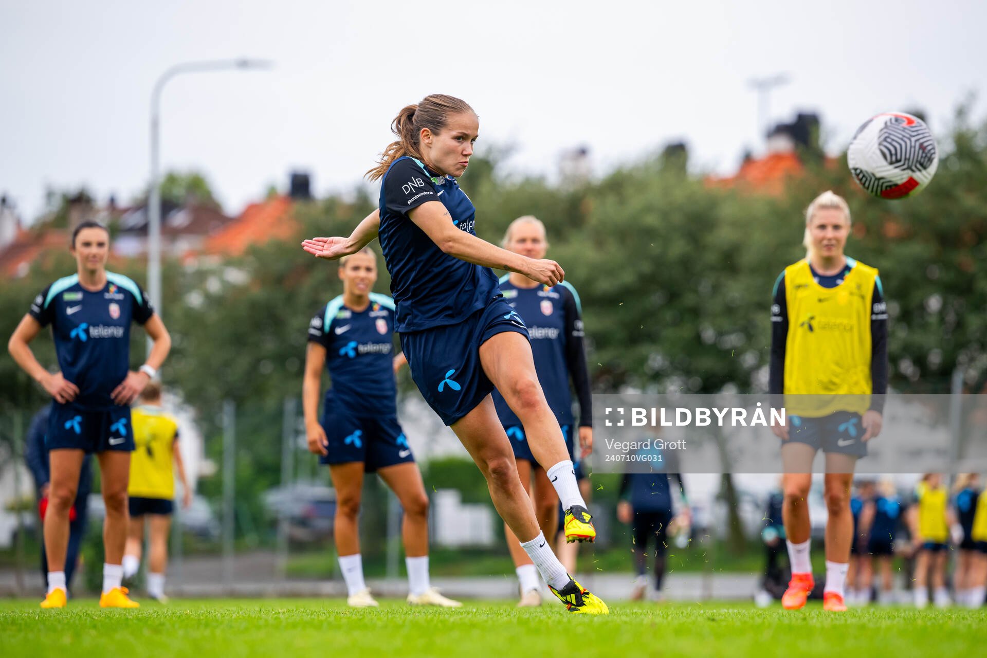 Guro Reiten of the Norwegian women's national football team