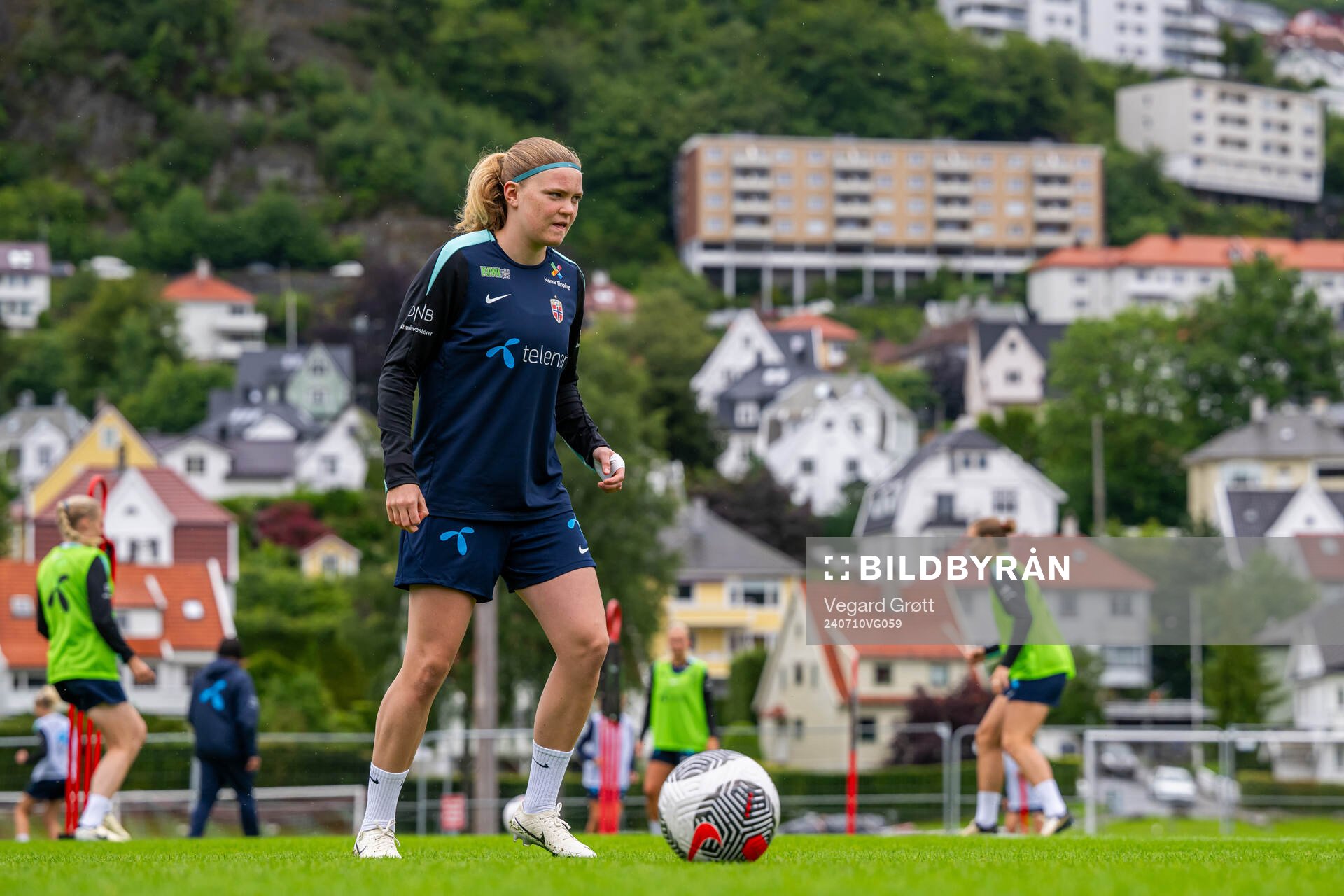 Signe Gaupset of the Norwegian women's national football
