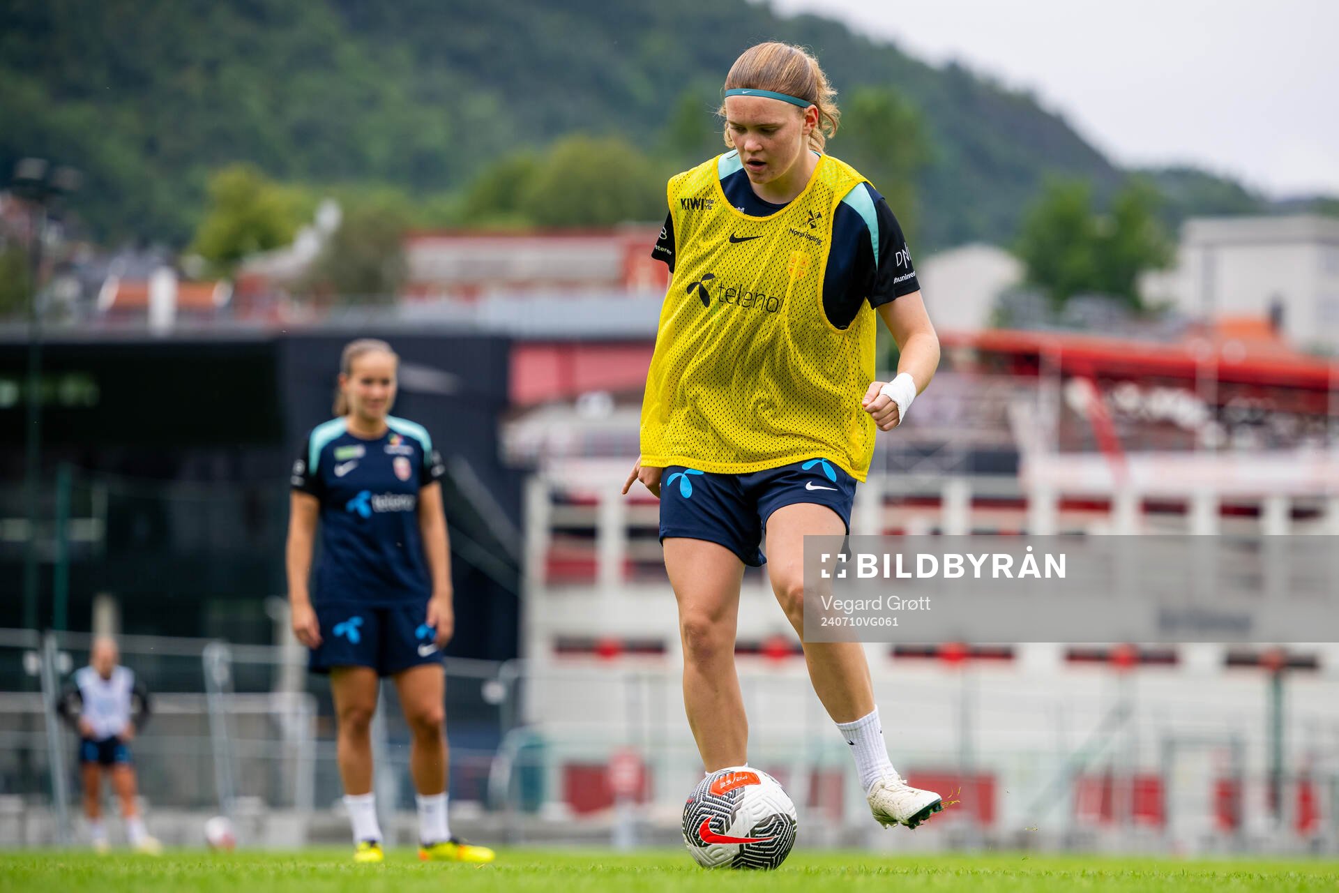 Signe Gaupset of the Norwegian women's national football