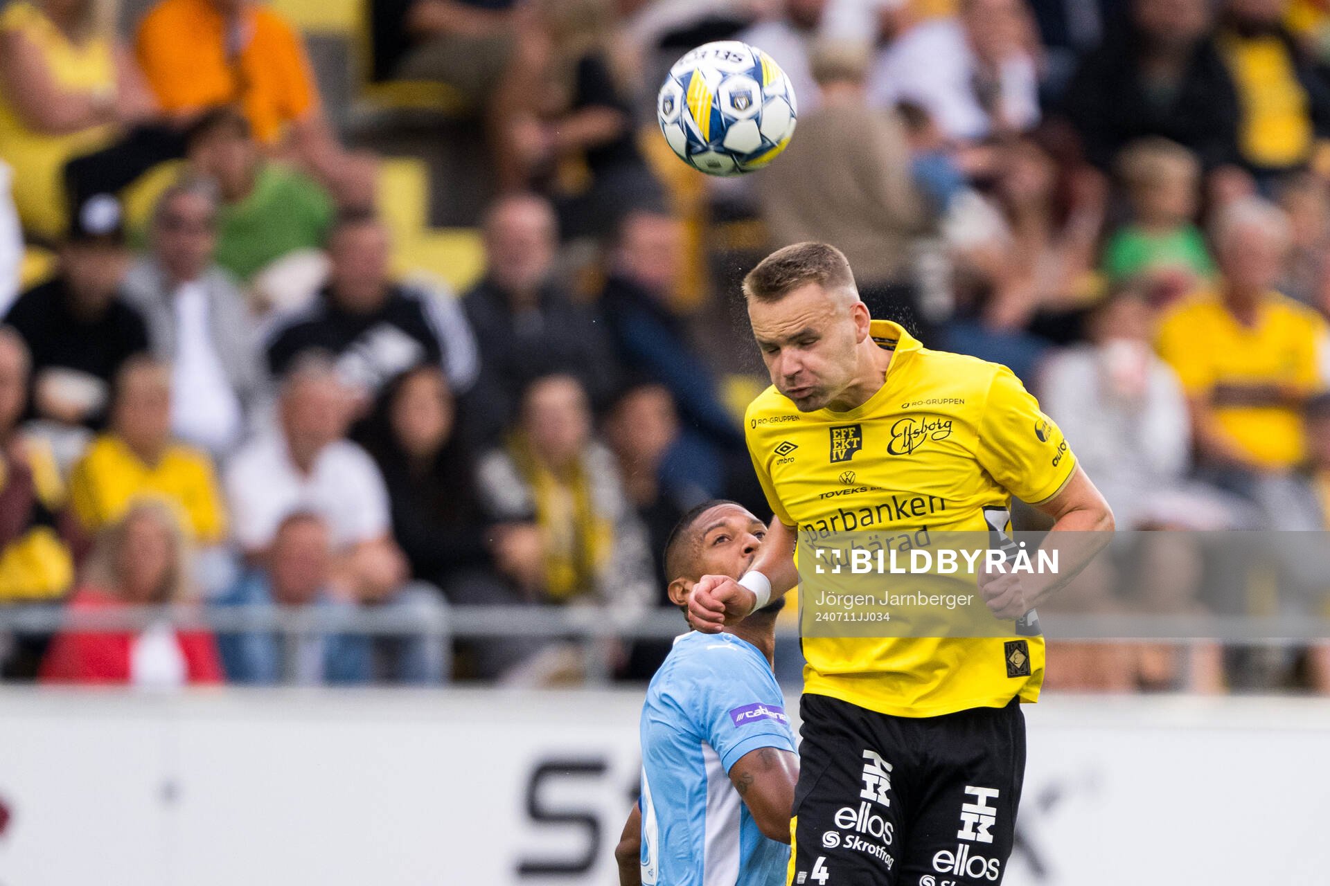 Gustav Henriksson of Elfsborg and Jairo of Pafos