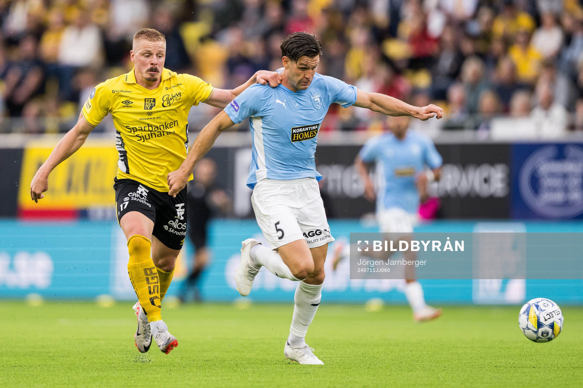 Per Frick of Elfsborg and David Goldar Gomez of Pafos