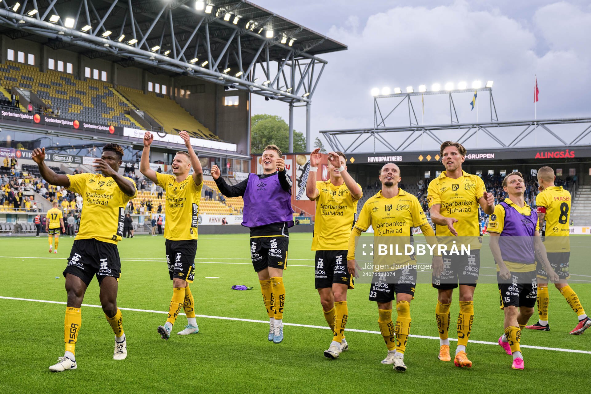 Players of Elfsborg celebrate