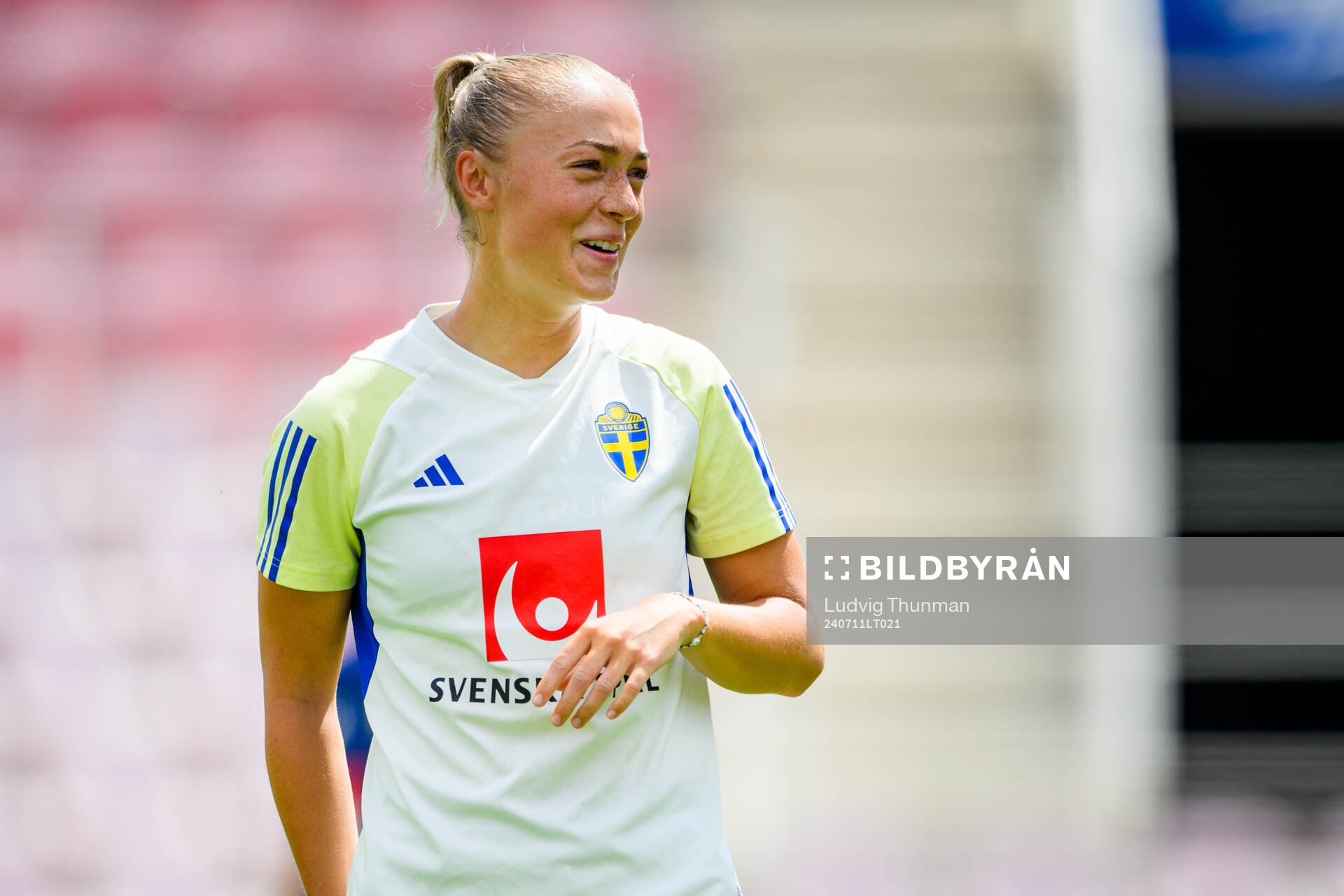 Hanna Bennison of the Swedish women's national football