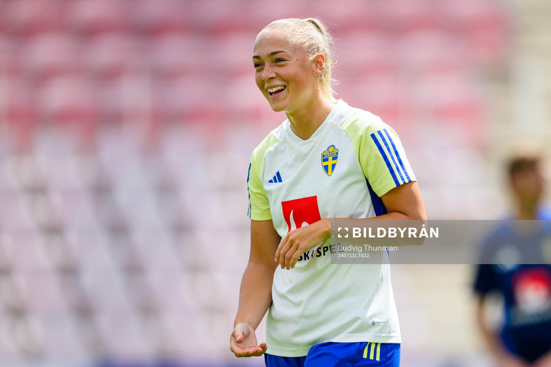 Hanna Bennison of the Swedish women's national football