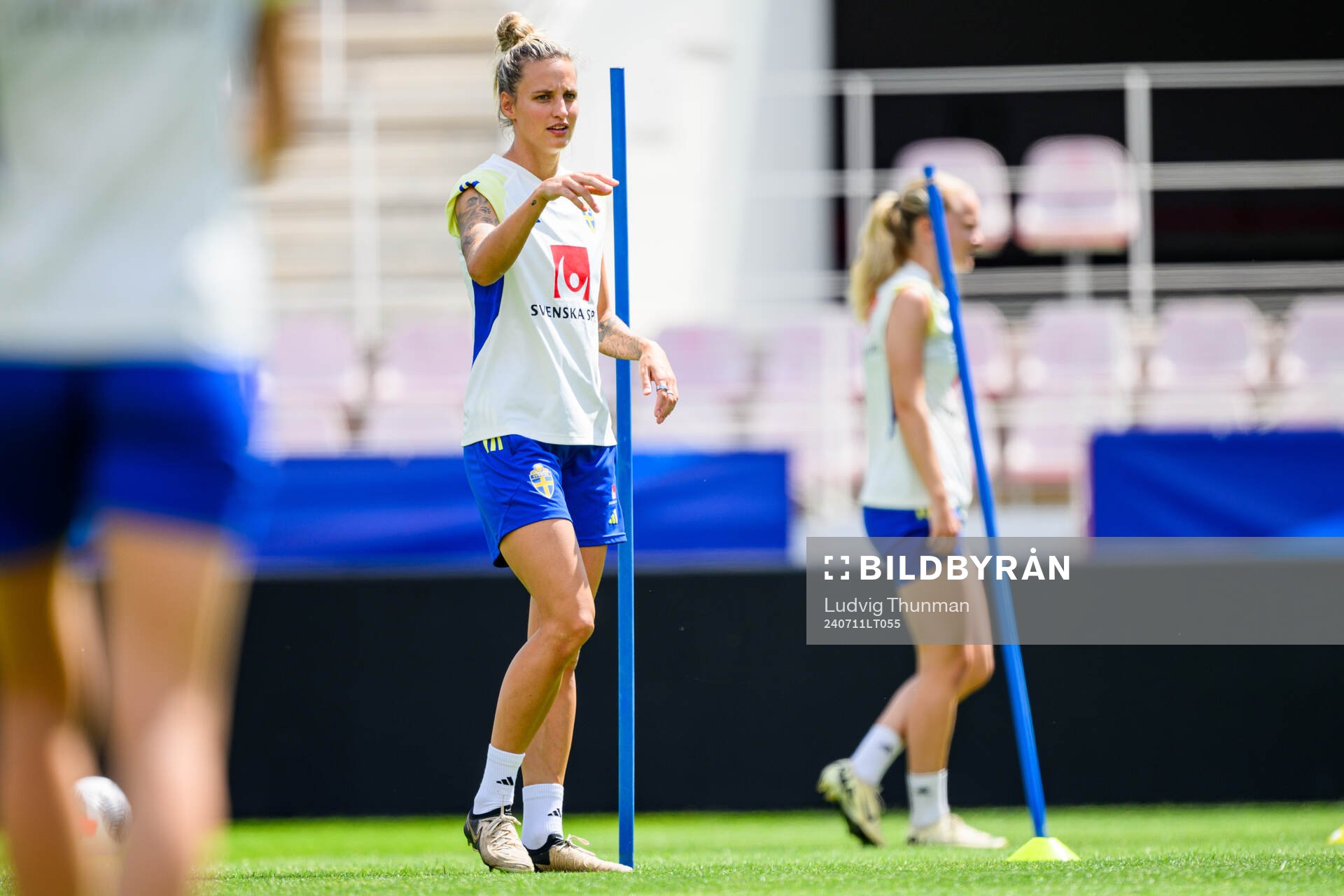 Nathalie Björn of the Swedish women's national football