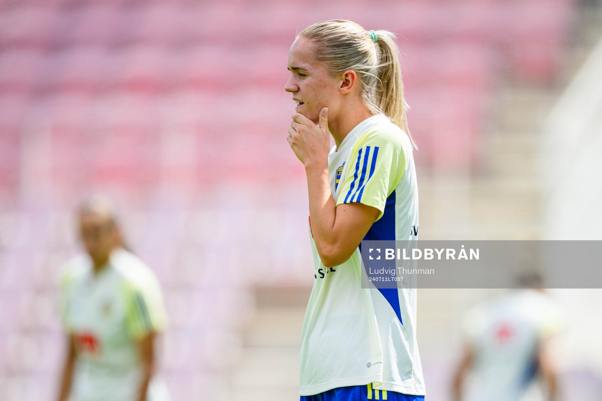 Hanna Lundkvist of the Swedish women's national football
