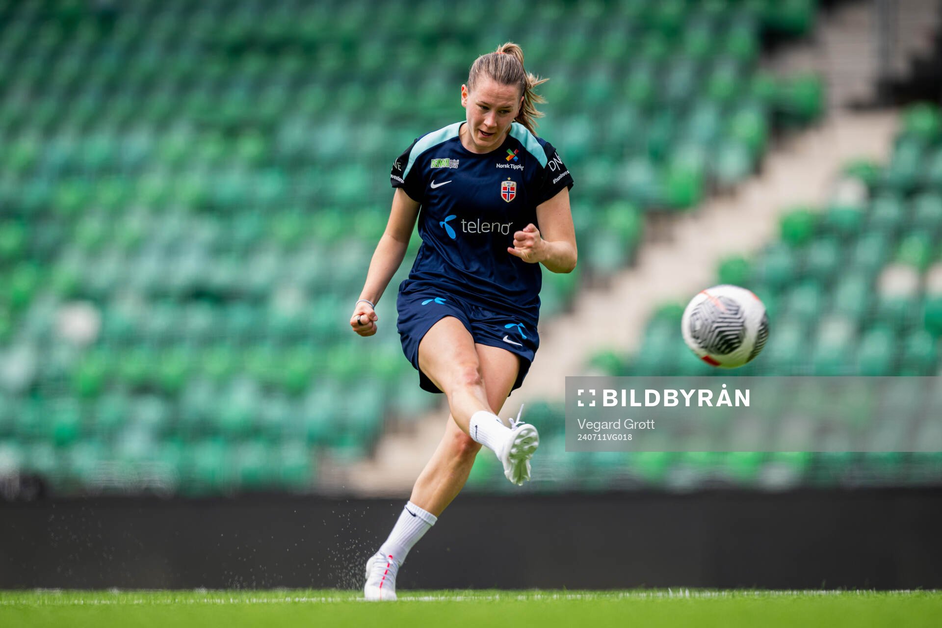 Elisabeth Terland of the Norwegian women's national