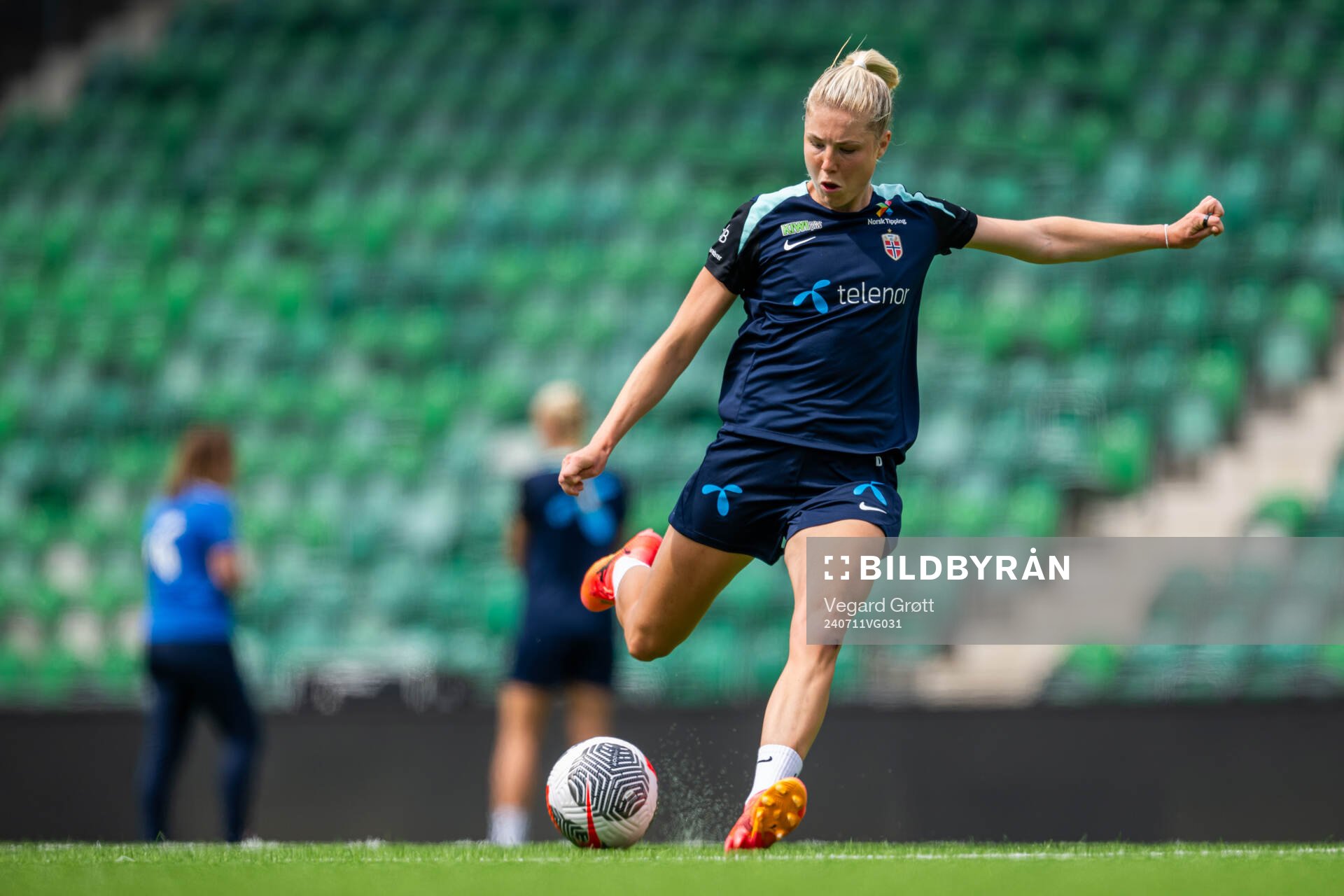 Sophie Román Haug of the Norwegian women's national