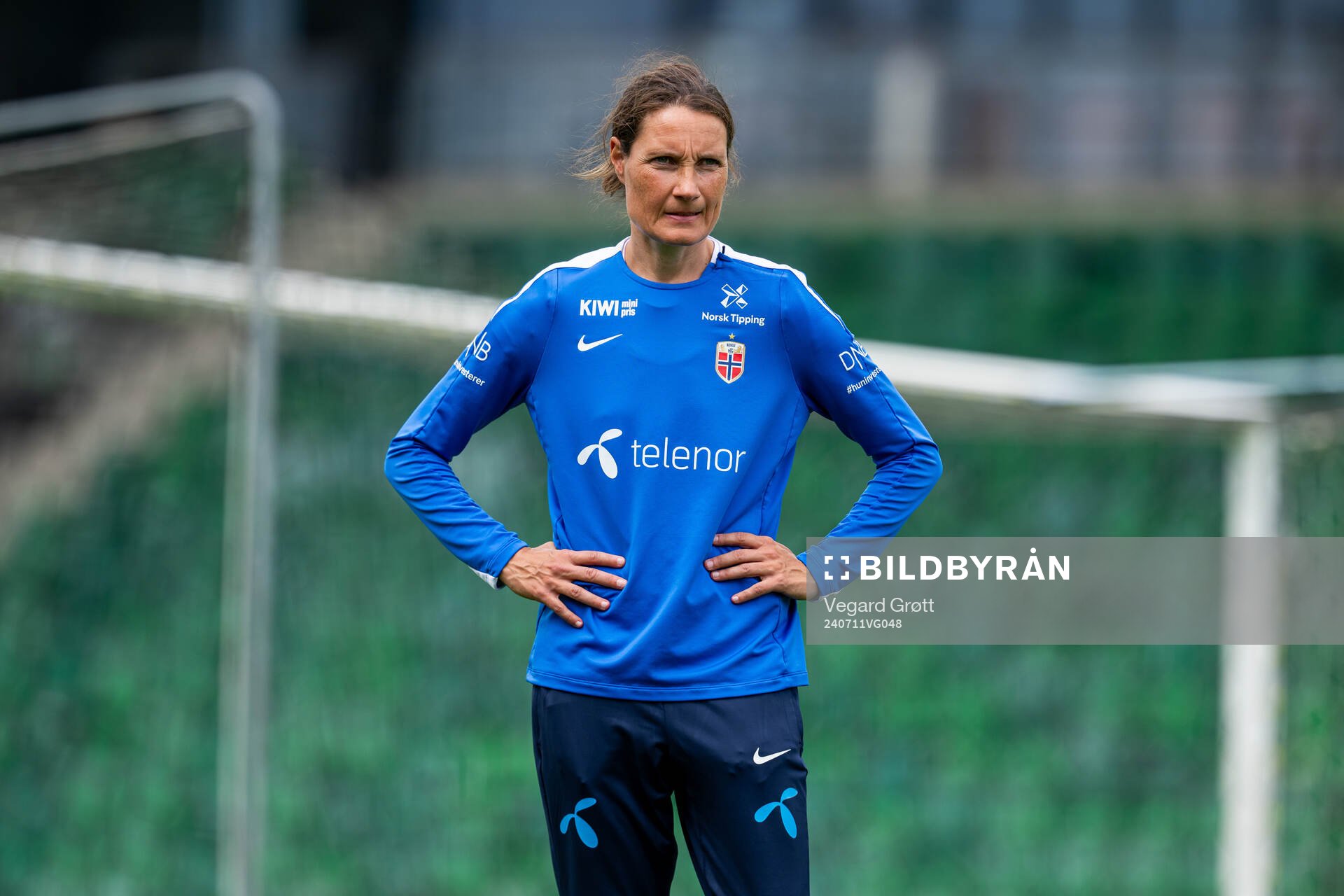 Ingvild Stensland, assistant coach of the Norwegian women's
