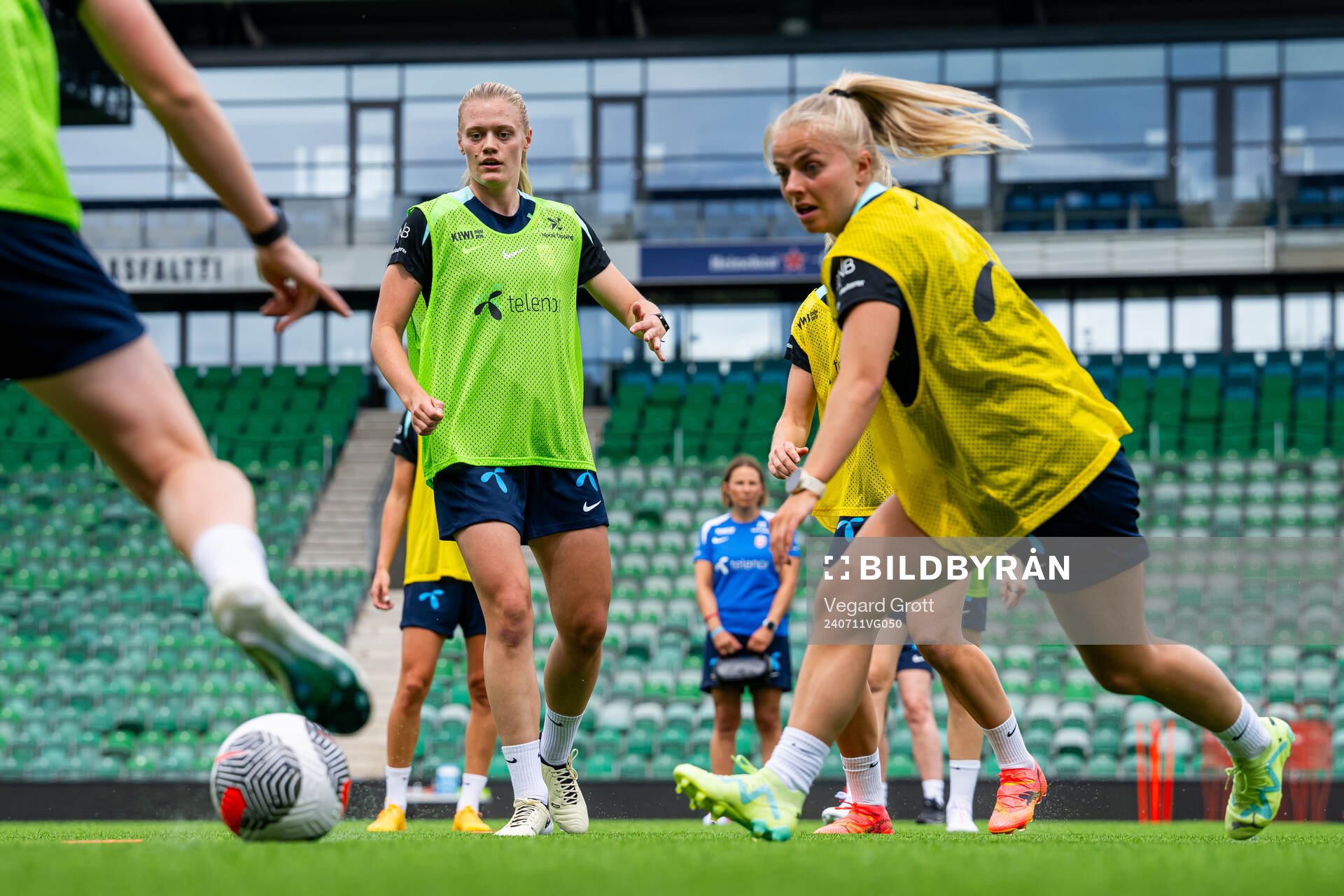 Mathilde Harviken of the Norwegian women's national