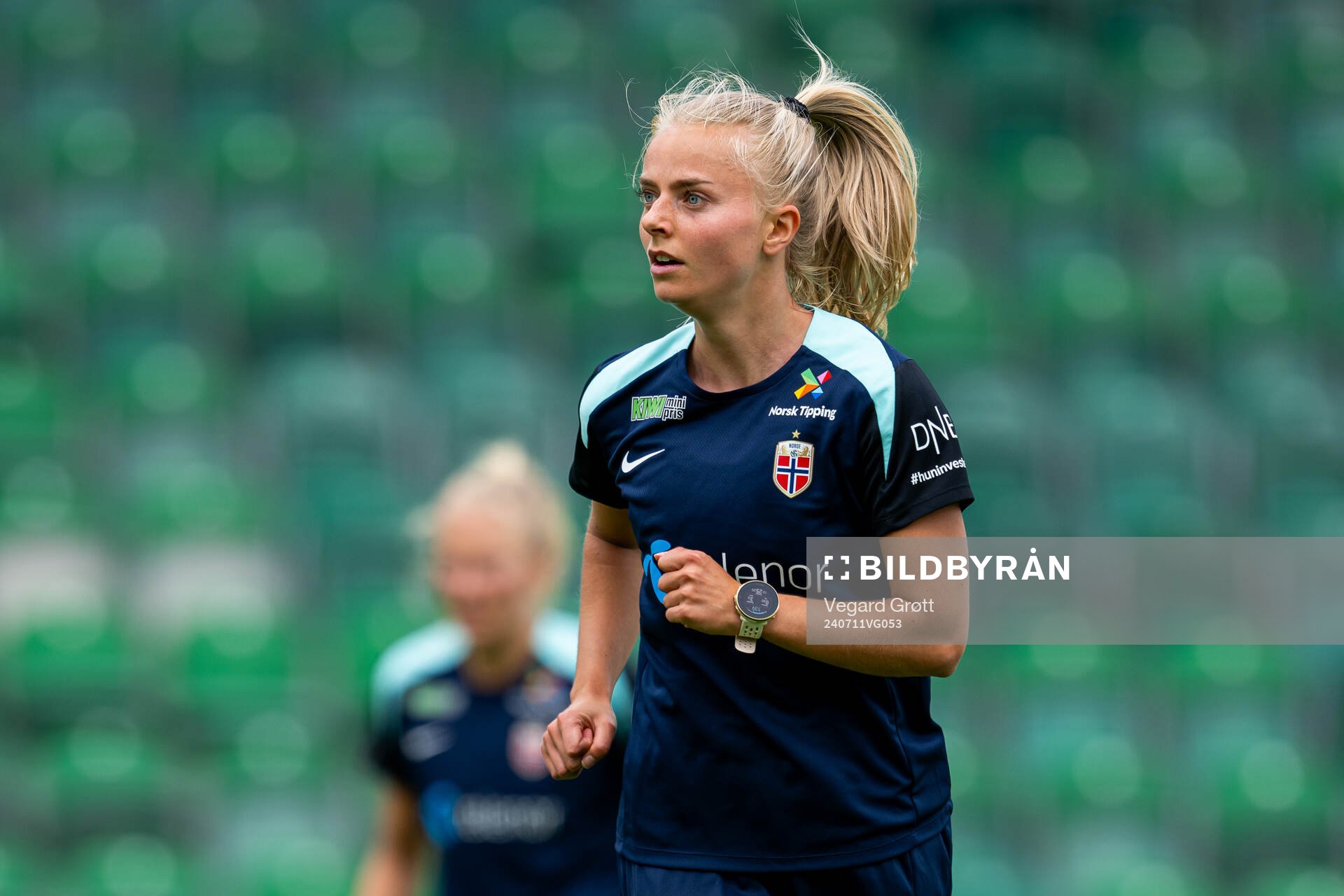Emilie Woldvik of the Norwegian women's national football