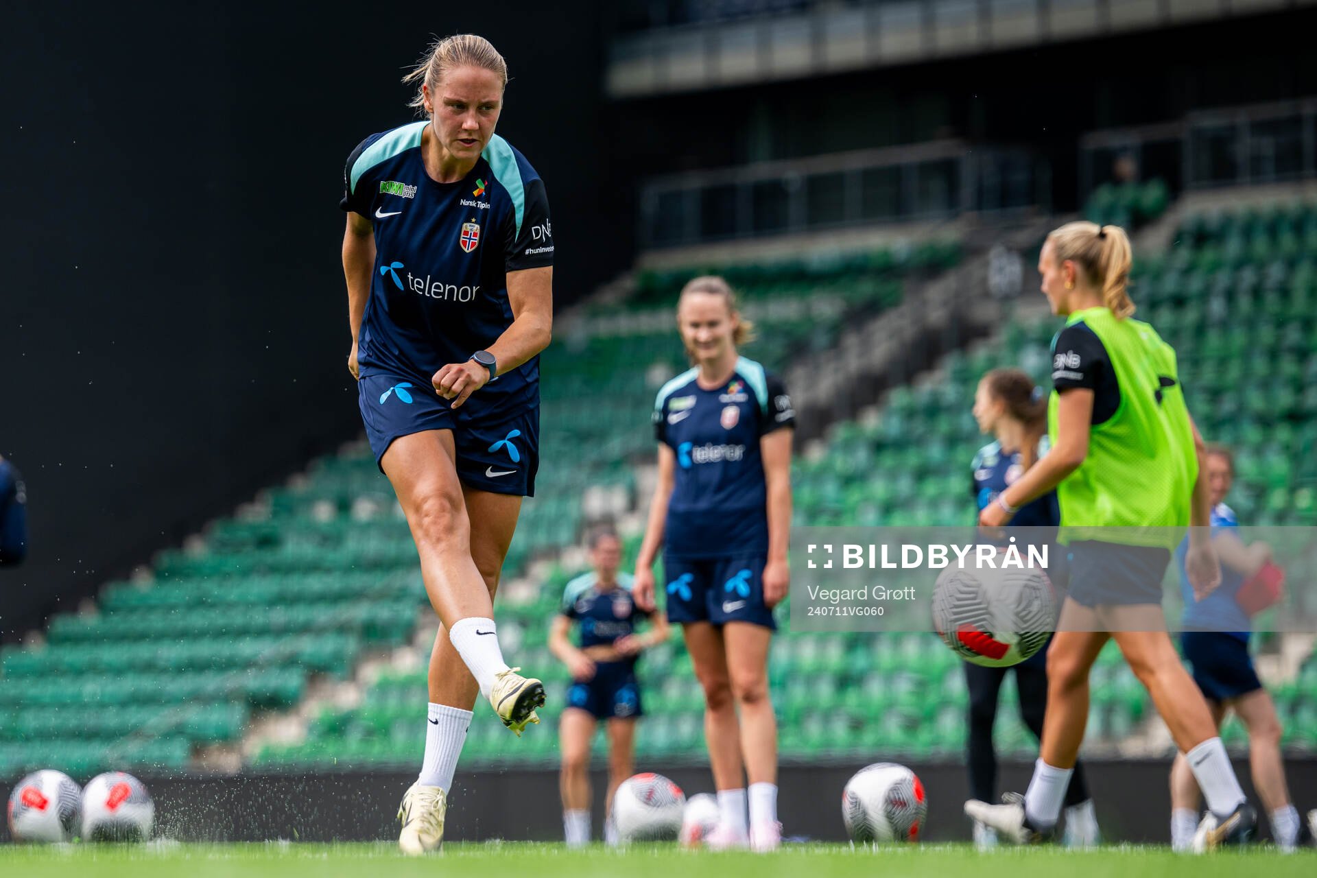 Lisa Fjeldstad Naalsund of the Norwegian women's national