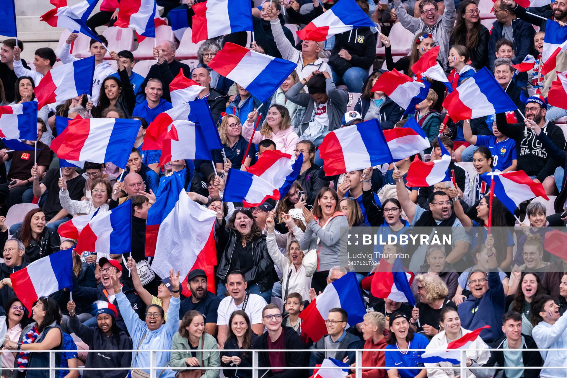 Supporters of France
